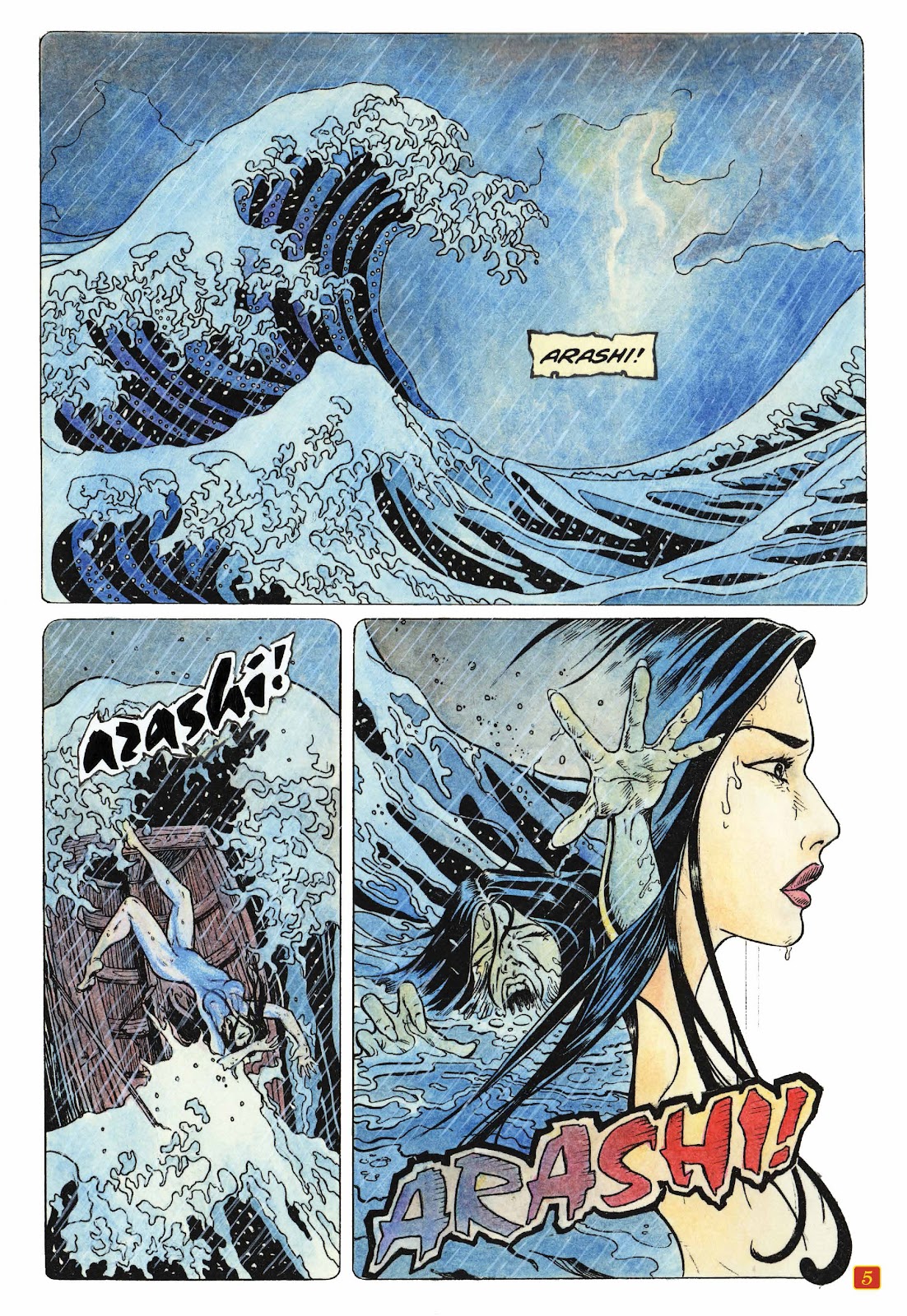 Shi: The Way of the Warrior – Original Art Edition issue TPB - Page 9