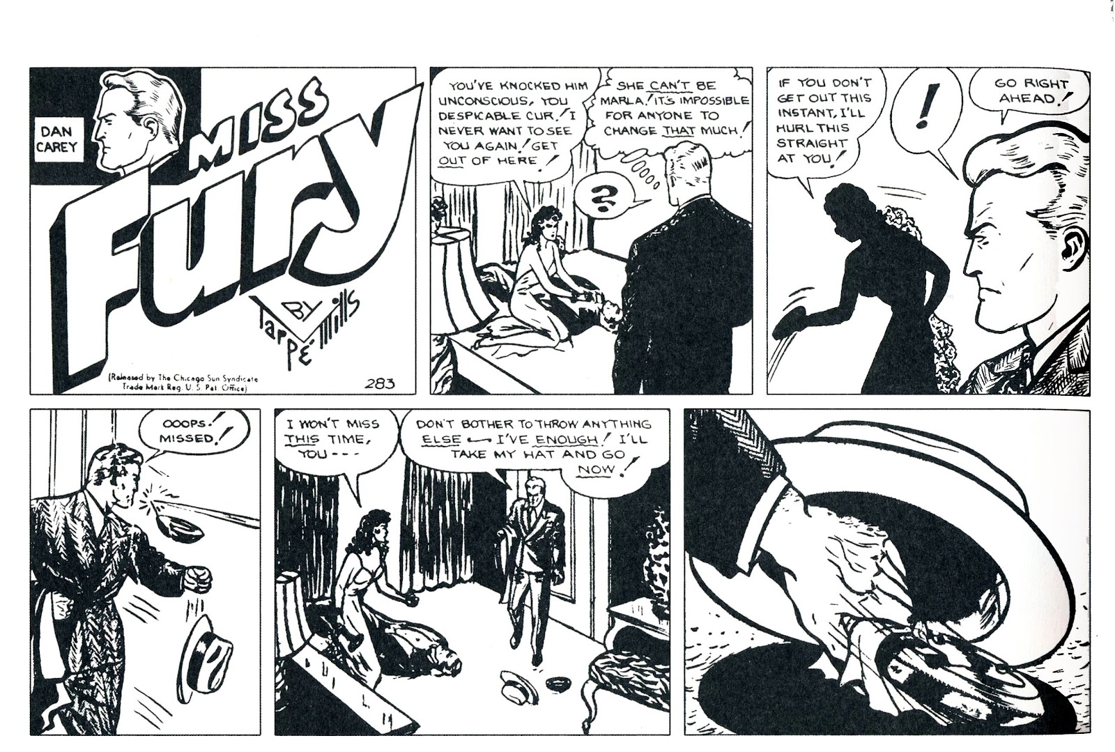 Miss Fury Sensational Sundays 1944-1949 issue TPB (Part 2) - Page 39
