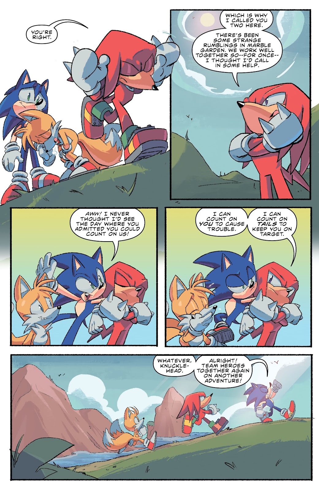 Sonic the Hedgehog: Knuckles' Greatest Hits issue TPB - Page 72