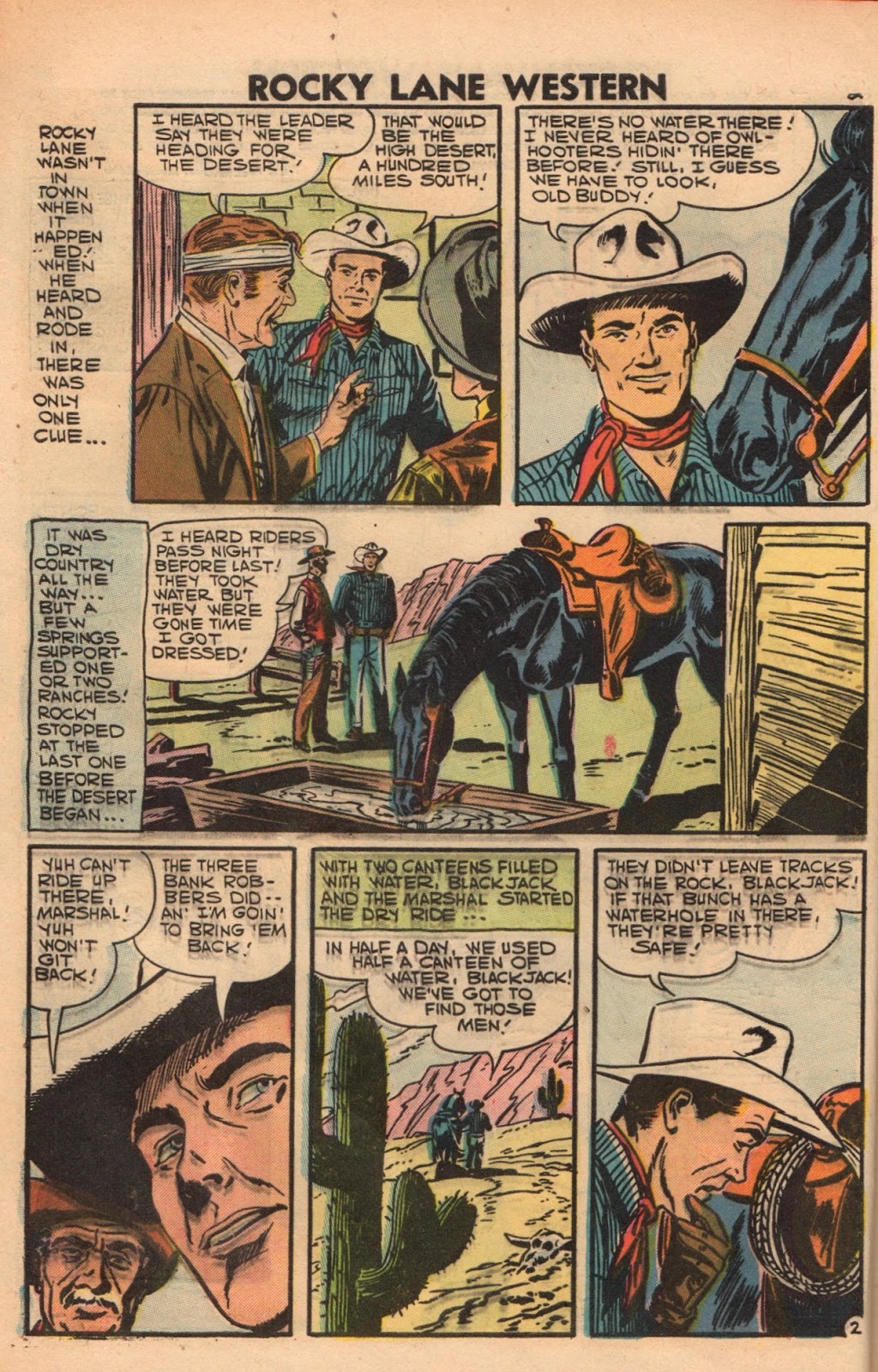 Rocky Lane Western (1954) issue 79 - Page 4