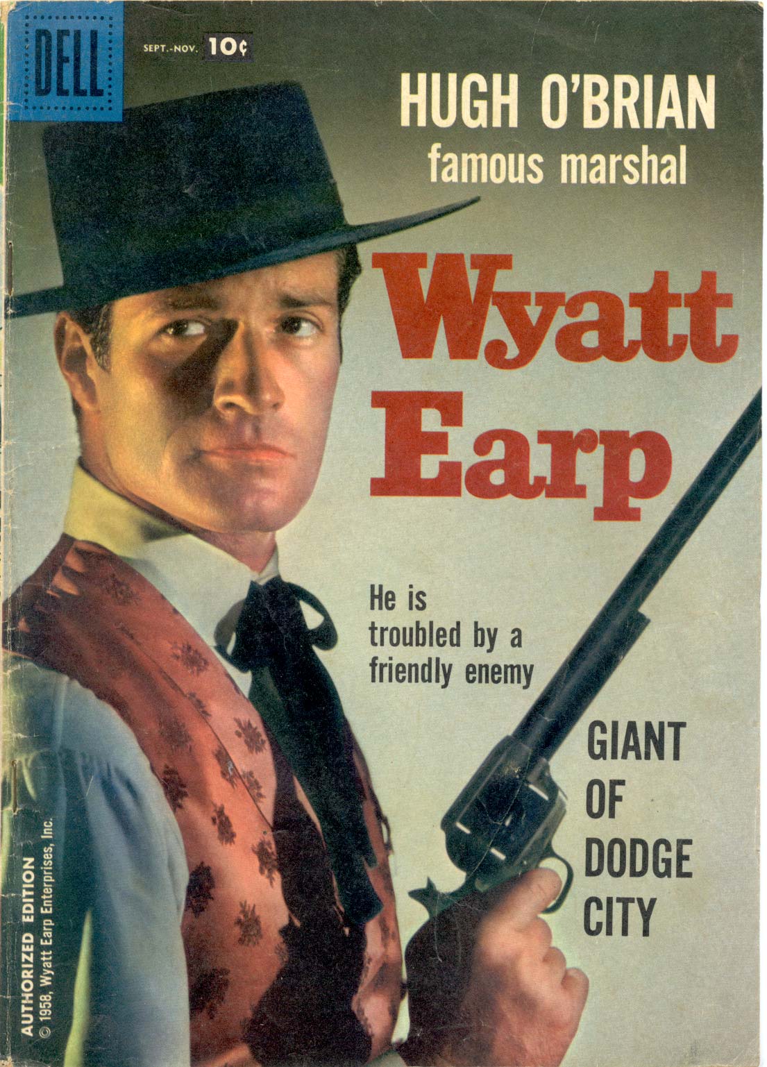 Hugh O'Brian, Famous Marshal Wyatt Earp issue 4 - Page 1