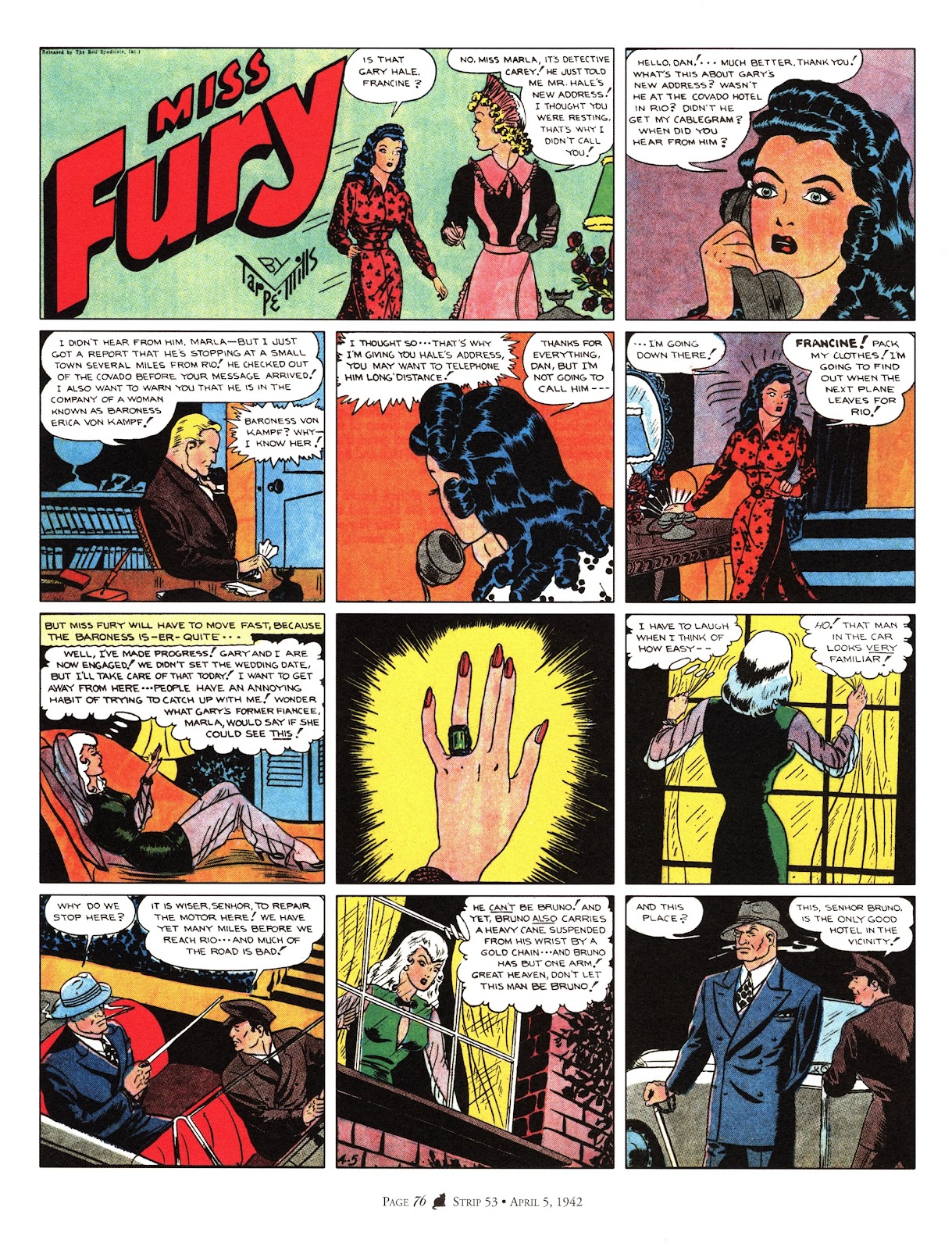 Miss Fury: Sensational Sundays 1941-1944 issue TPB - Page 84