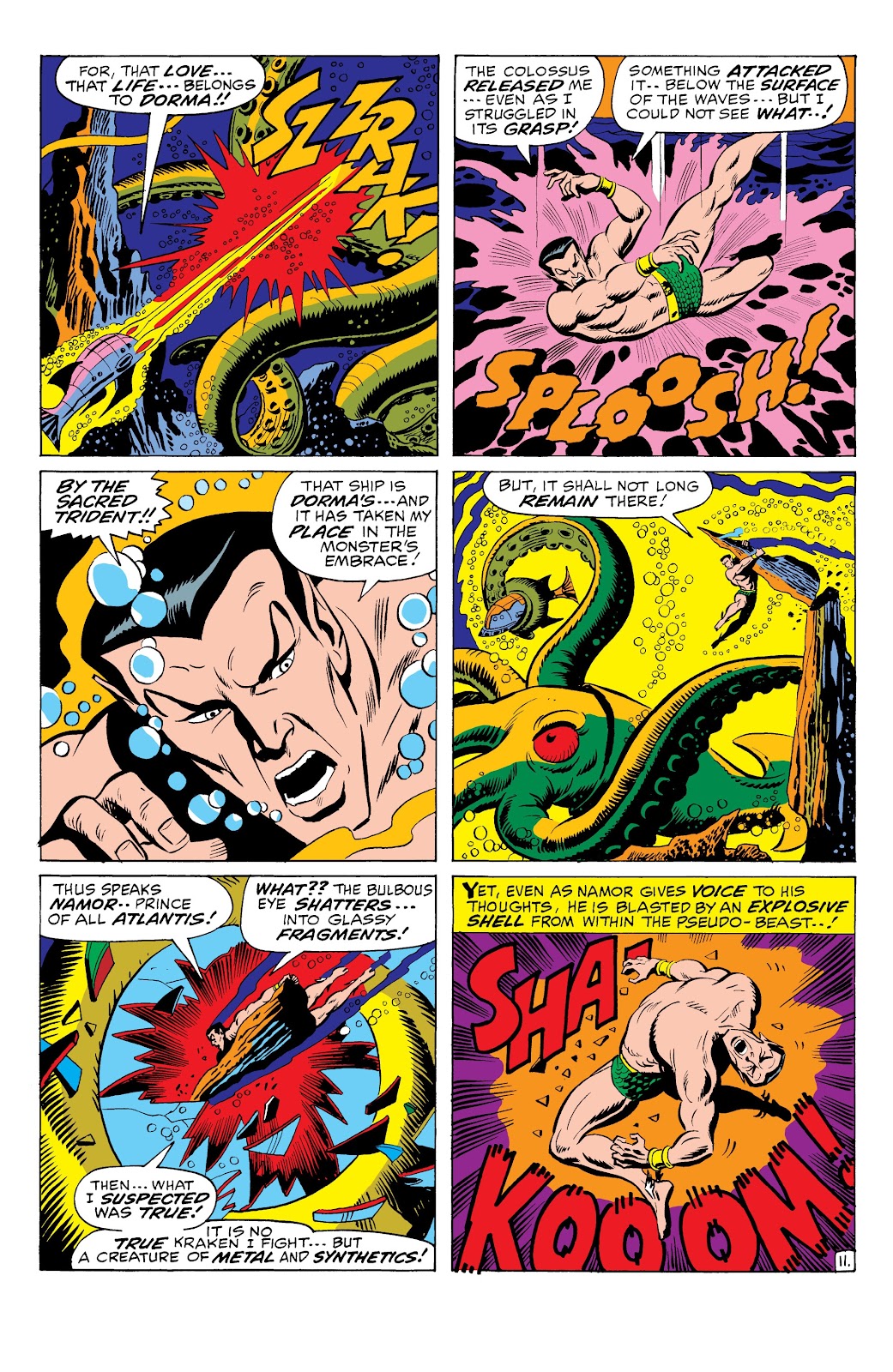 Namor, The Sub-Mariner Epic Collection: Enter The Sub-Mariner issue Who Strikes For Atlantis (Part 2) - Page 262