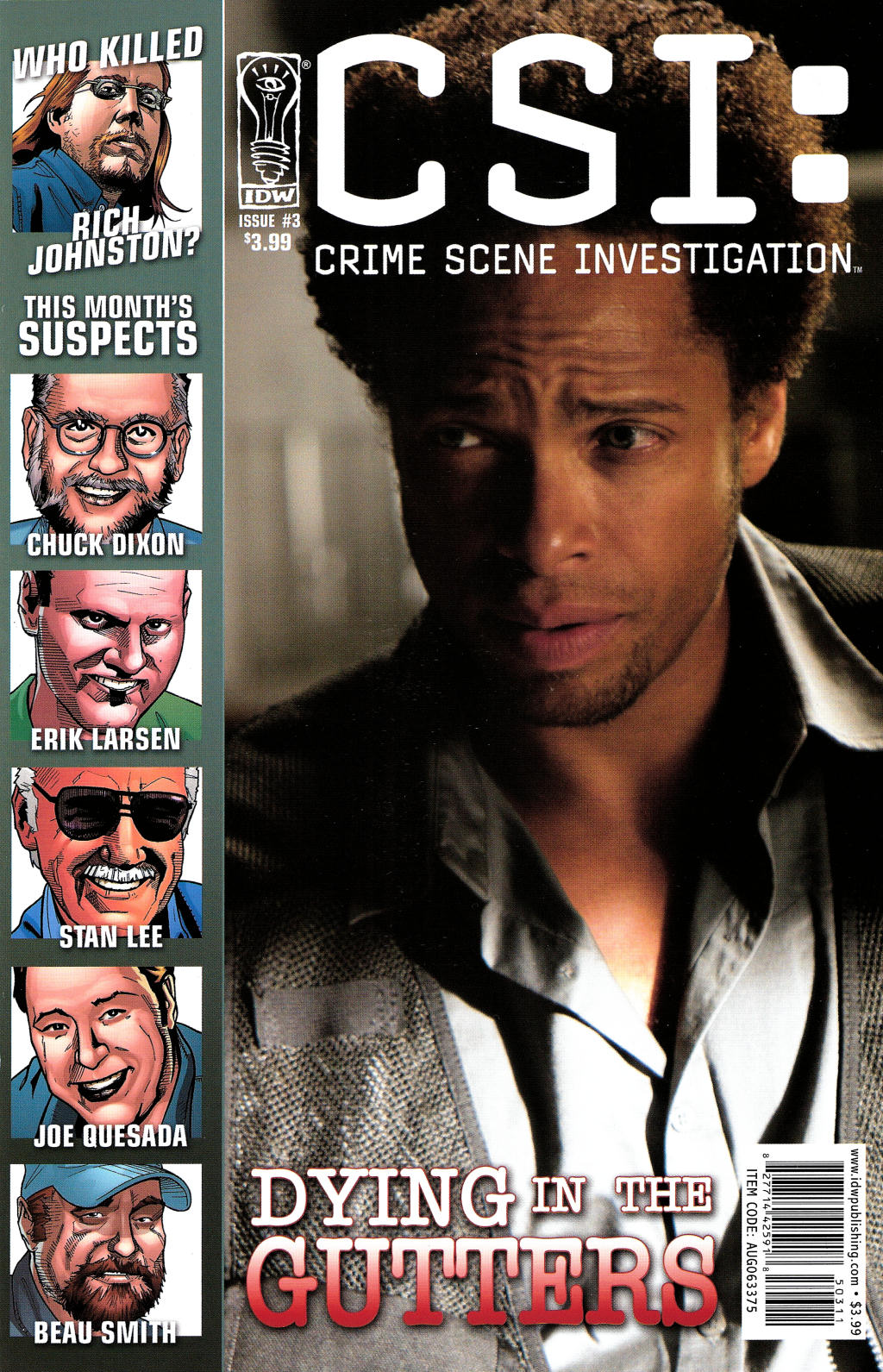 CSI: Dying in the Gutters issue 3 - Page 1