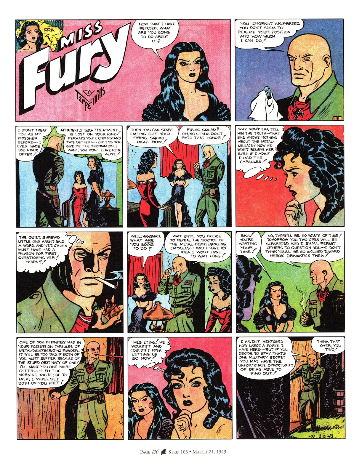 Miss Fury: Sensational Sundays 1941-1944 issue TPB - Page 134