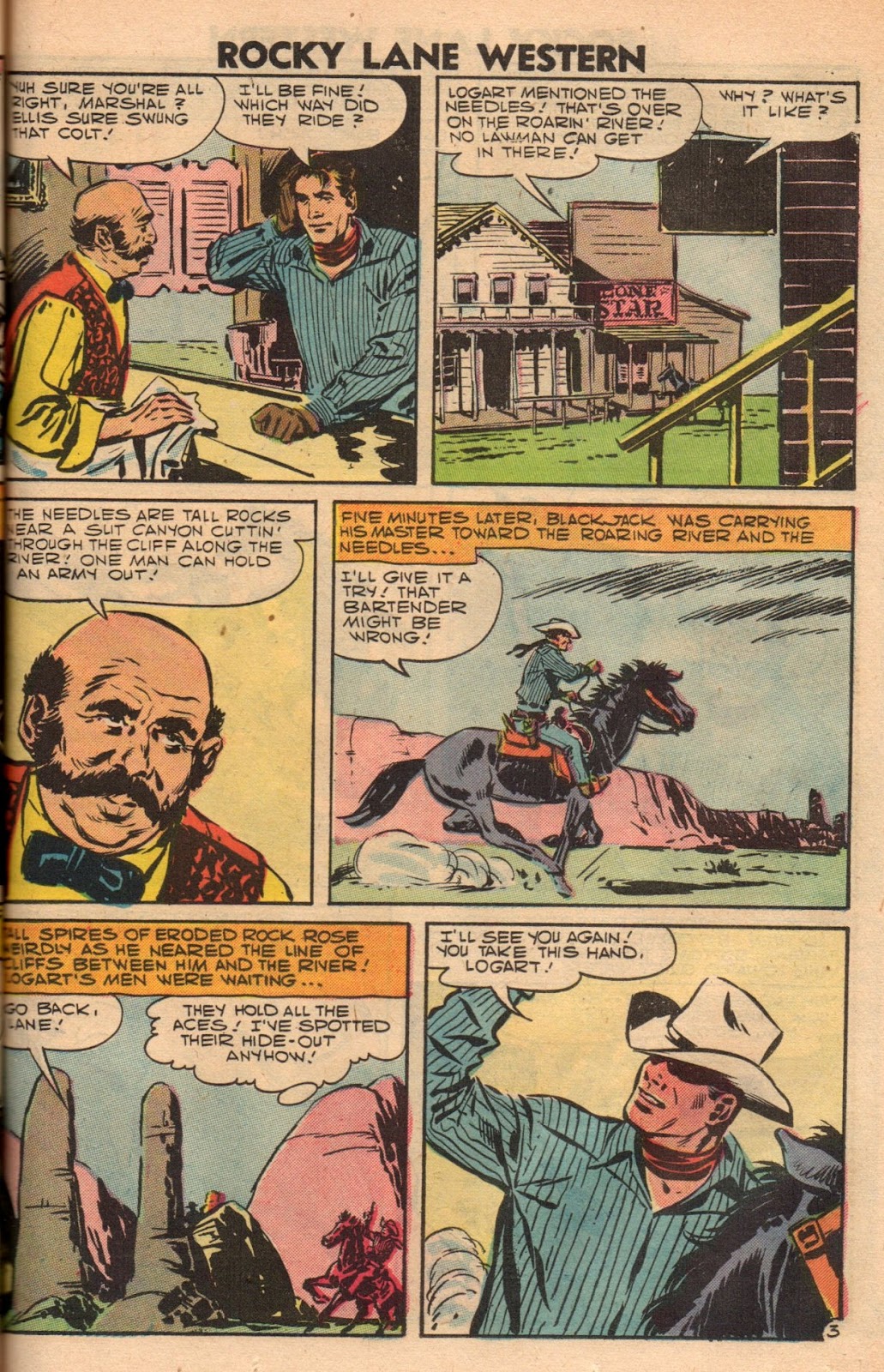 Rocky Lane Western (1954) issue 79 - Page 45