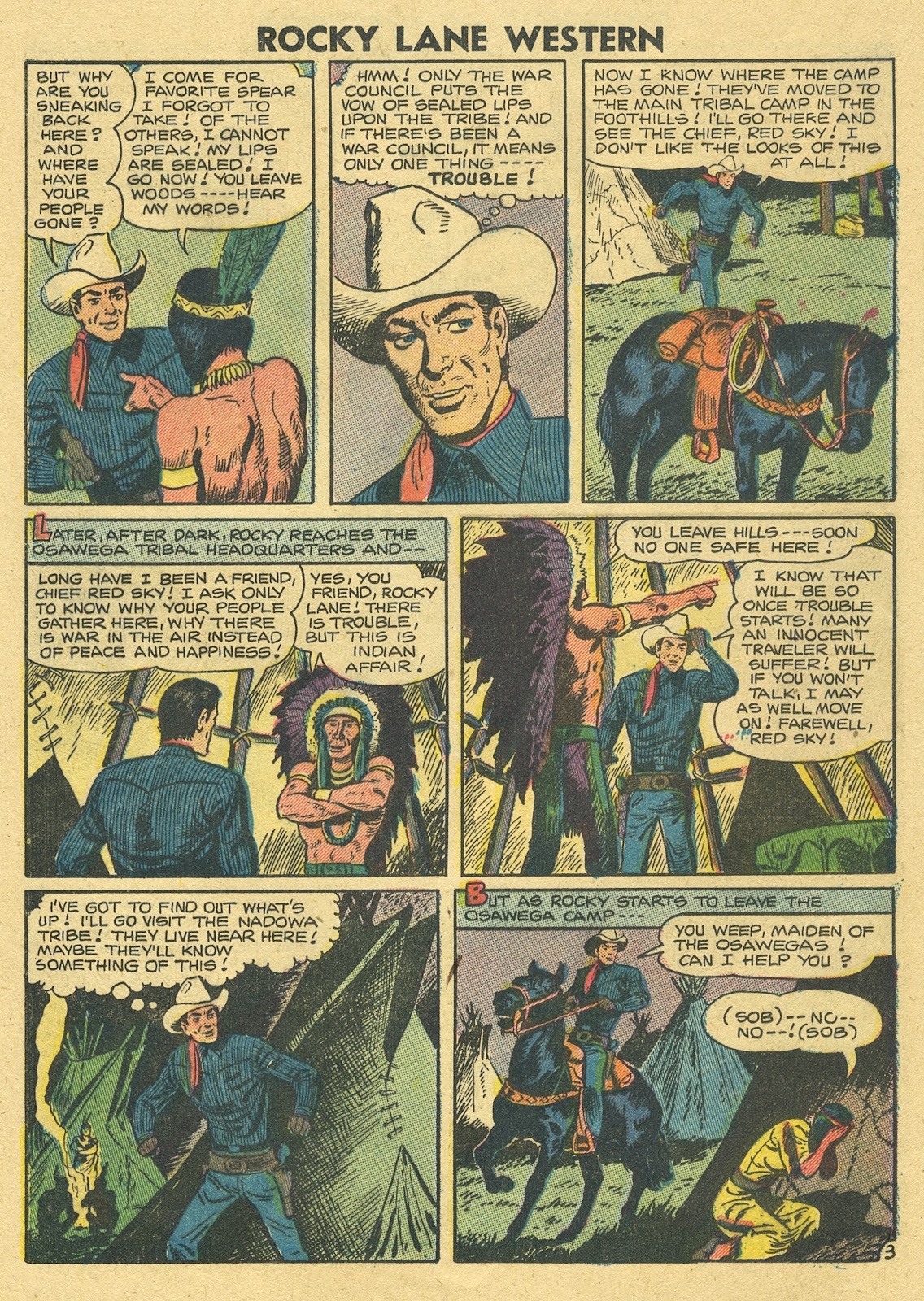 Rocky Lane Western (1954) issue 75 - Page 20