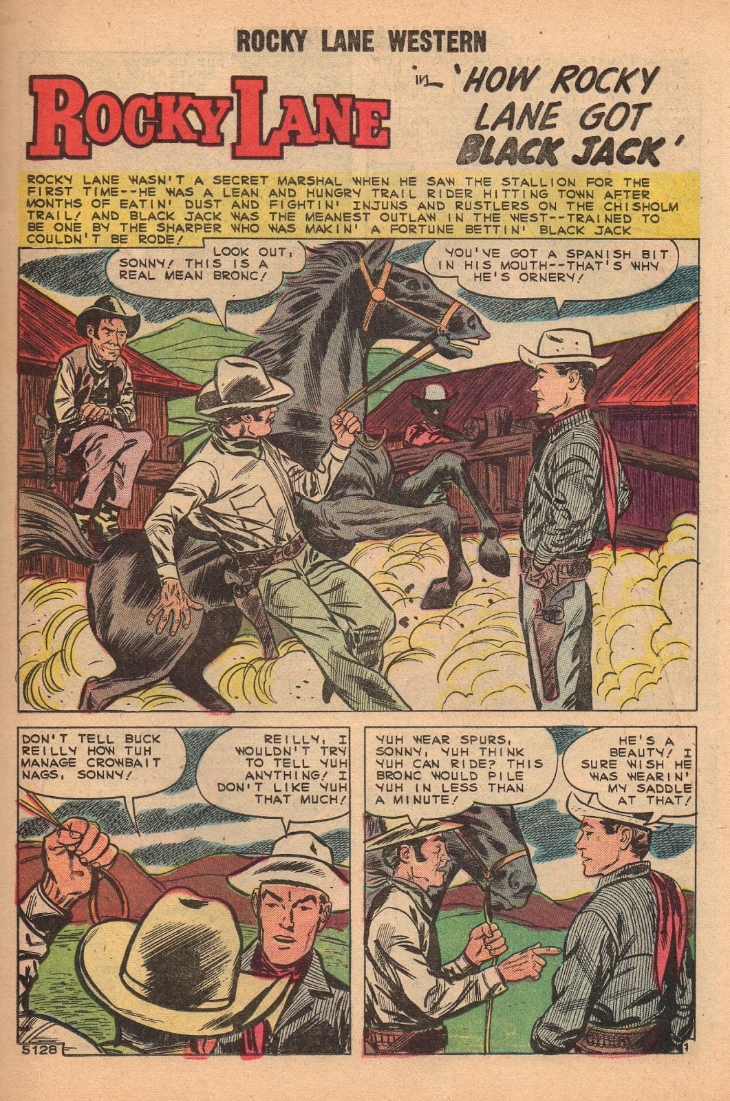 Rocky Lane Western (1954) issue 86 - Page 11