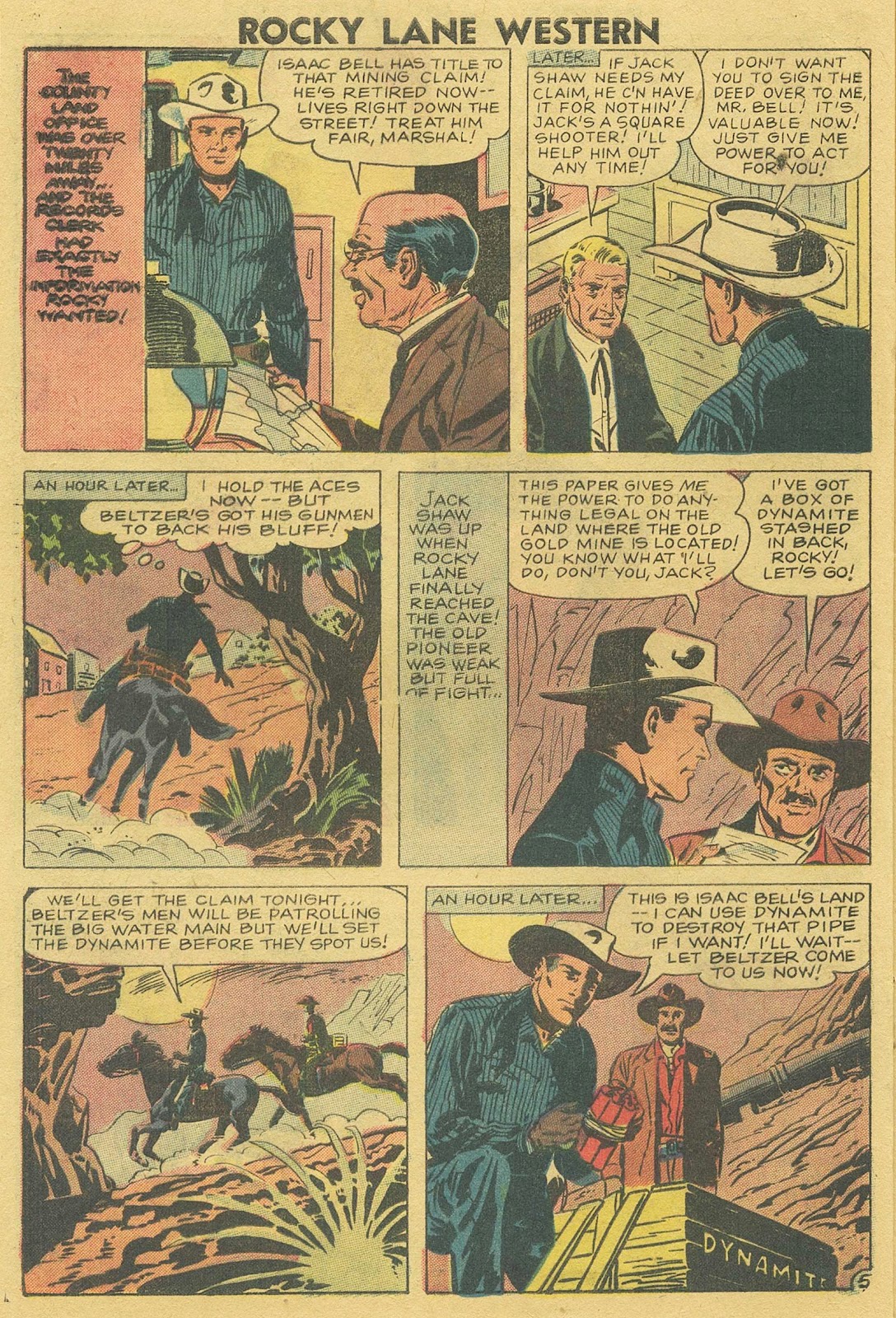 Rocky Lane Western (1954) issue 81 - Page 8