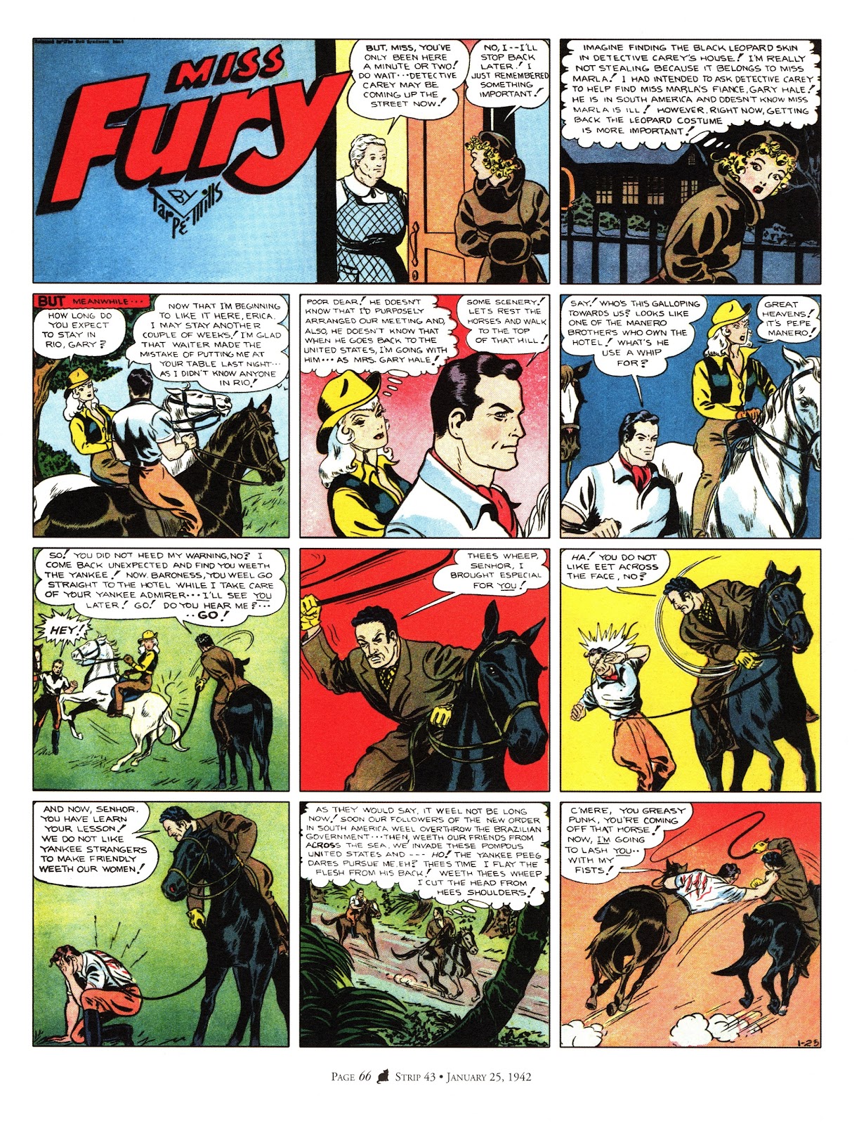 Miss Fury: Sensational Sundays 1941-1944 issue TPB - Page 74