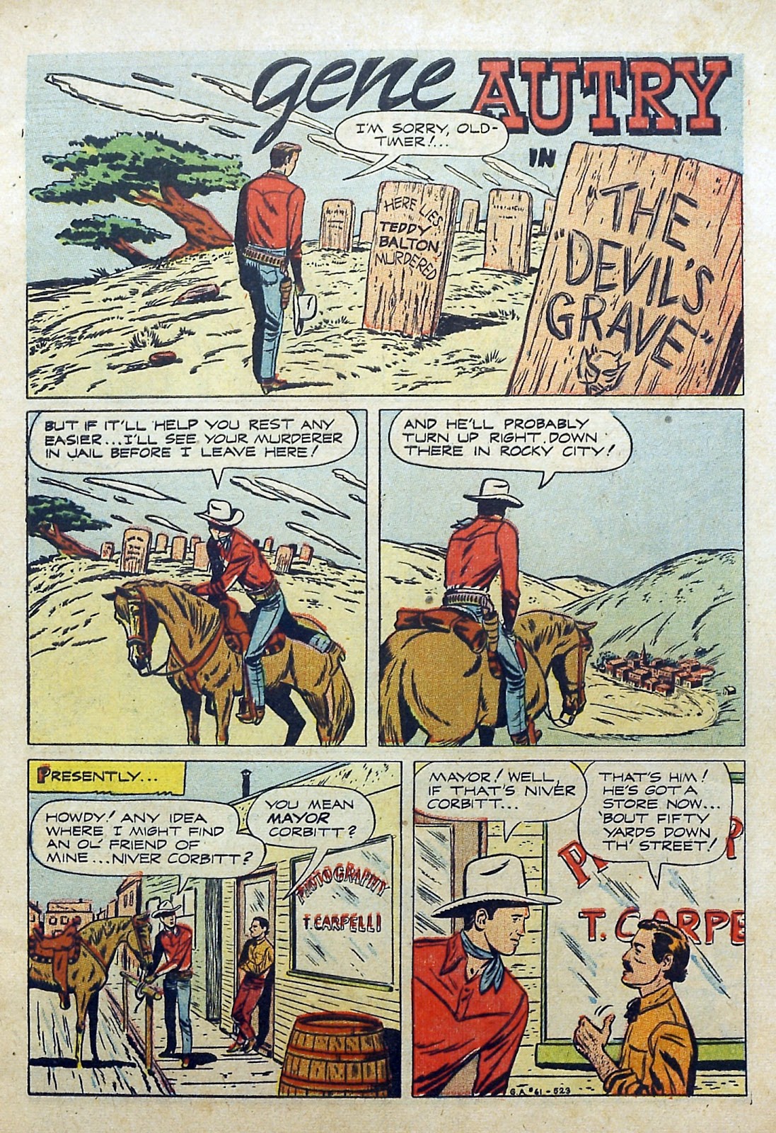 Gene Autry Comics (1946) issue 61 - Page 3