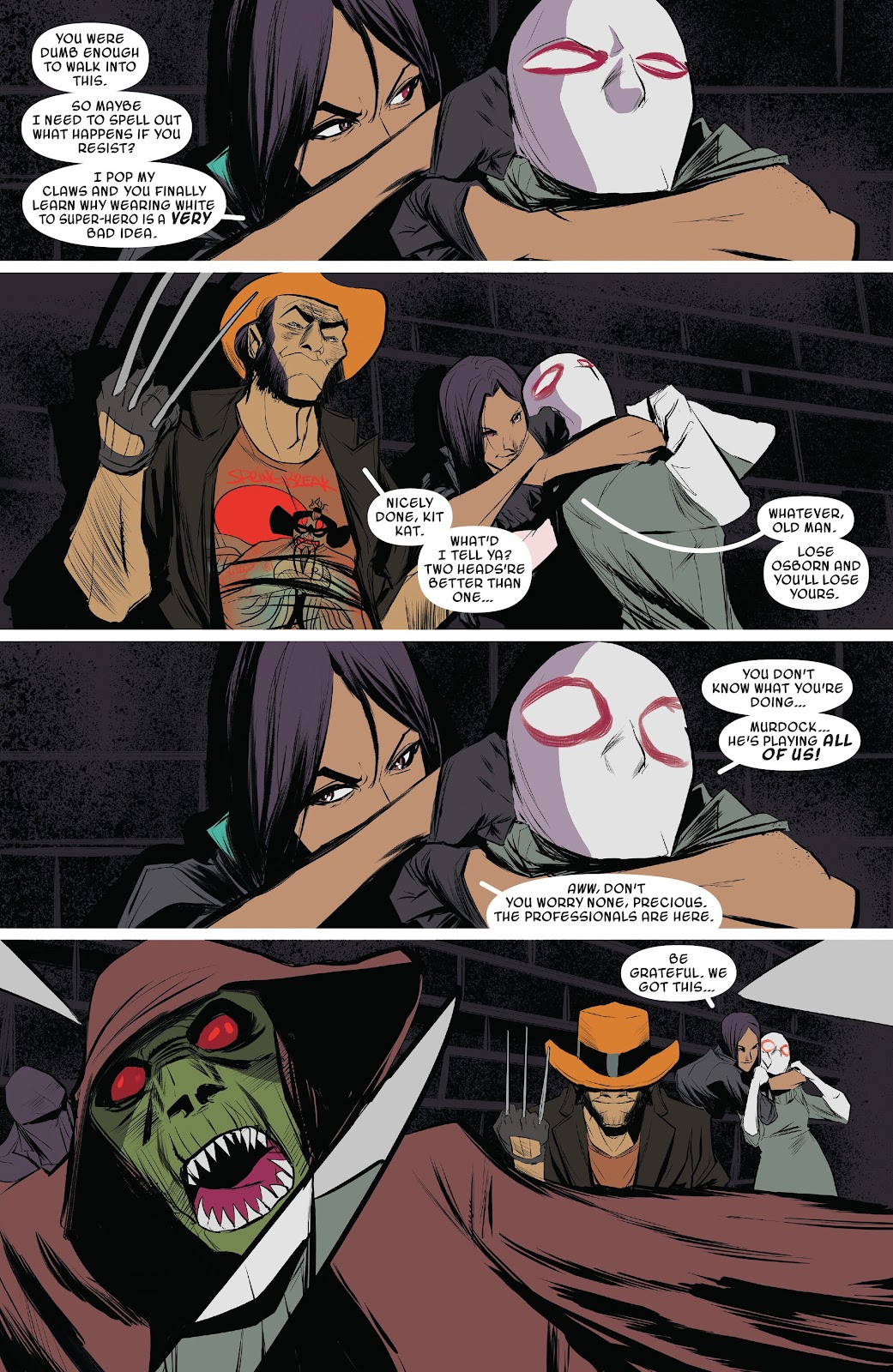 Spider-Gwen: Ghost-Spider Modern Era Epic Collection: Edge of Spider-Verse issue Weapon of Choice (Part 2) - Page 118