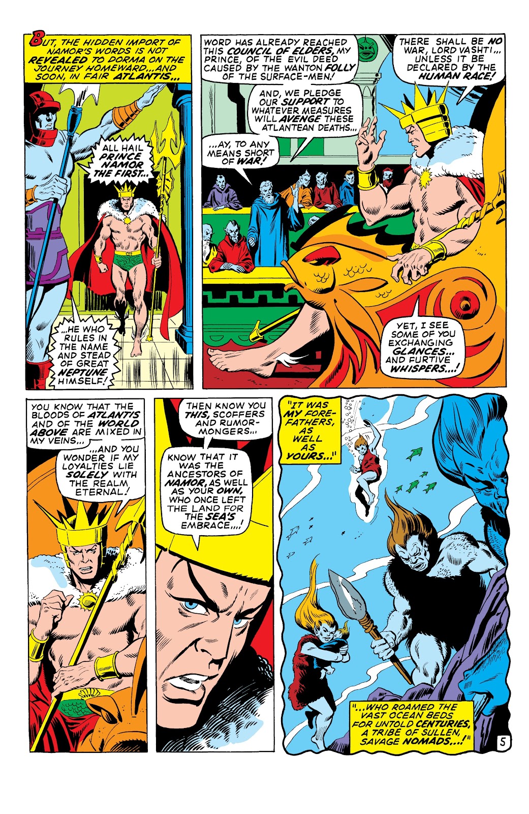 Namor, The Sub-Mariner Epic Collection: Enter The Sub-Mariner issue Who Strikes For Atlantis (Part 2) - Page 216