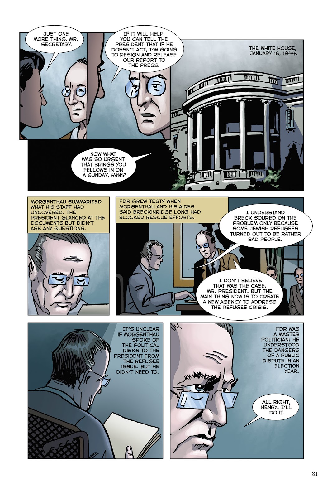 Whistleblowers: Four Who Fought to Expose the Holocaust to America issue TPB - Page 77