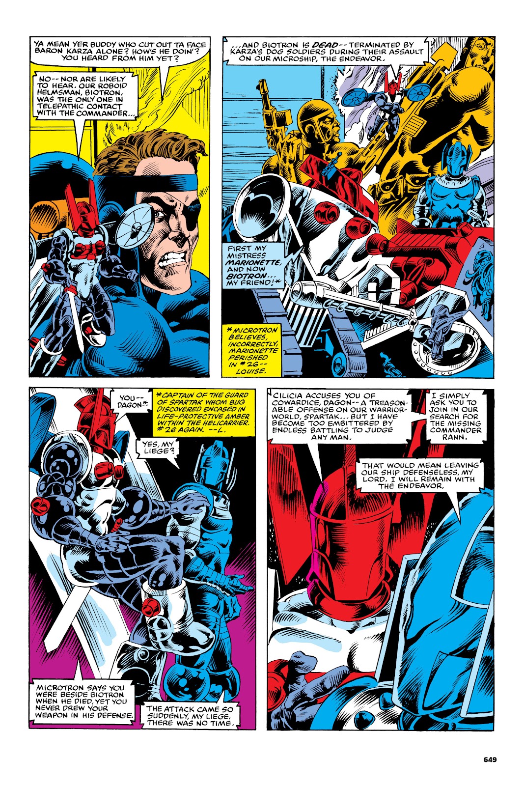 Micronauts: The Original Marvel Years Omnibus issue TPB (Part 3) - Page 157