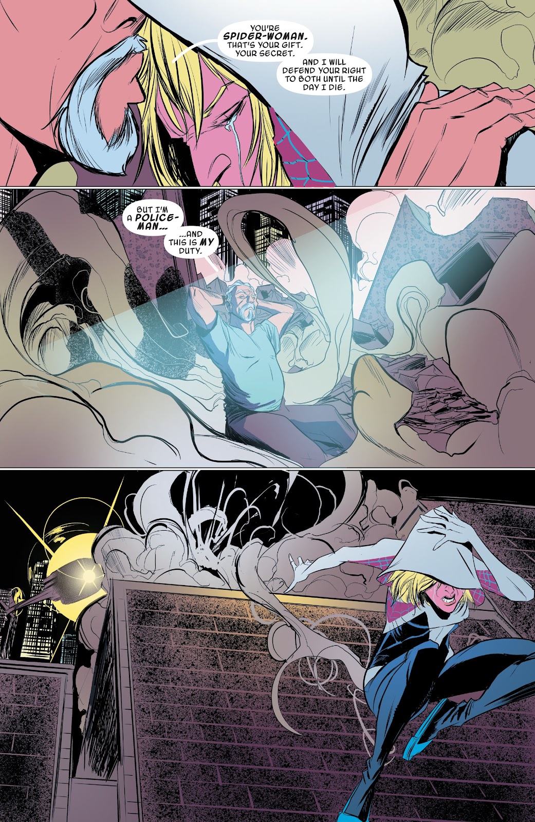 Spider-Gwen: Ghost-Spider Modern Era Epic Collection: Edge of Spider-Verse issue Weapon of Choice (Part 1) - Page 145