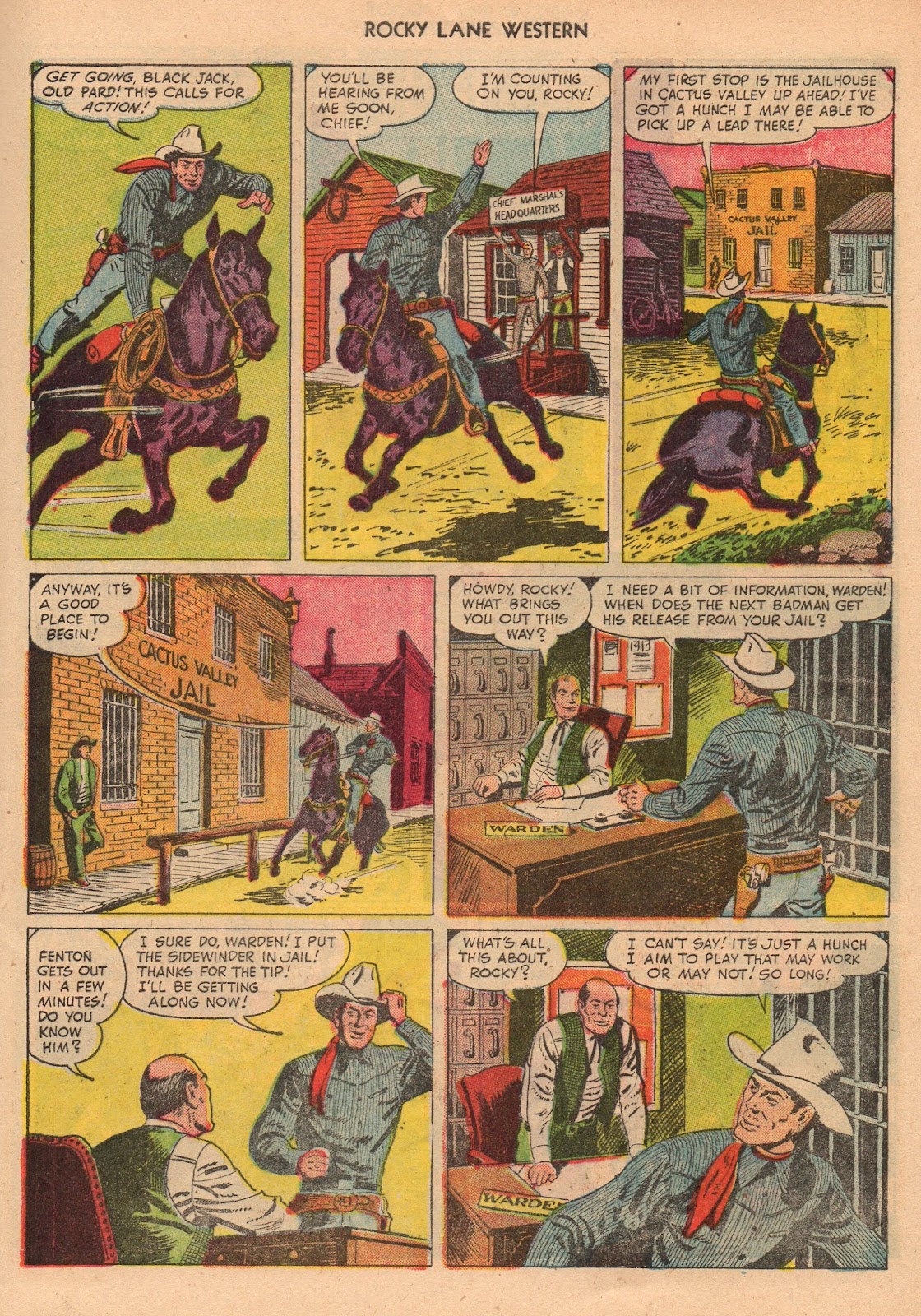 Rocky Lane Western (1954) issue 68 - Page 5