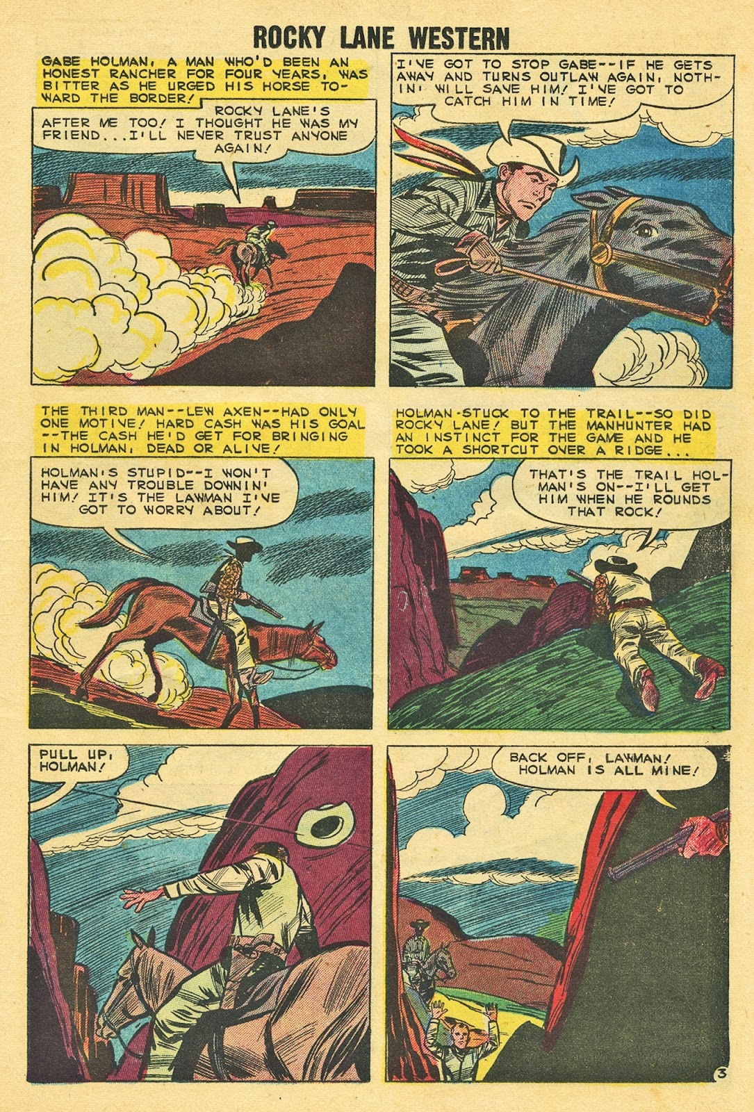 Rocky Lane Western (1954) issue 87 - Page 11