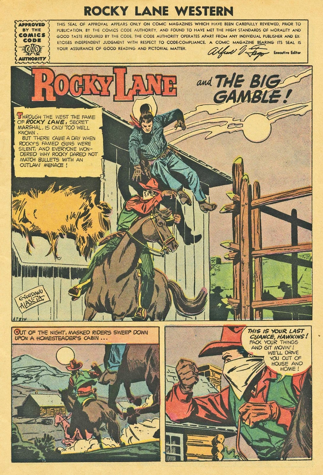 Rocky Lane Western (1954) issue 73 - Page 3