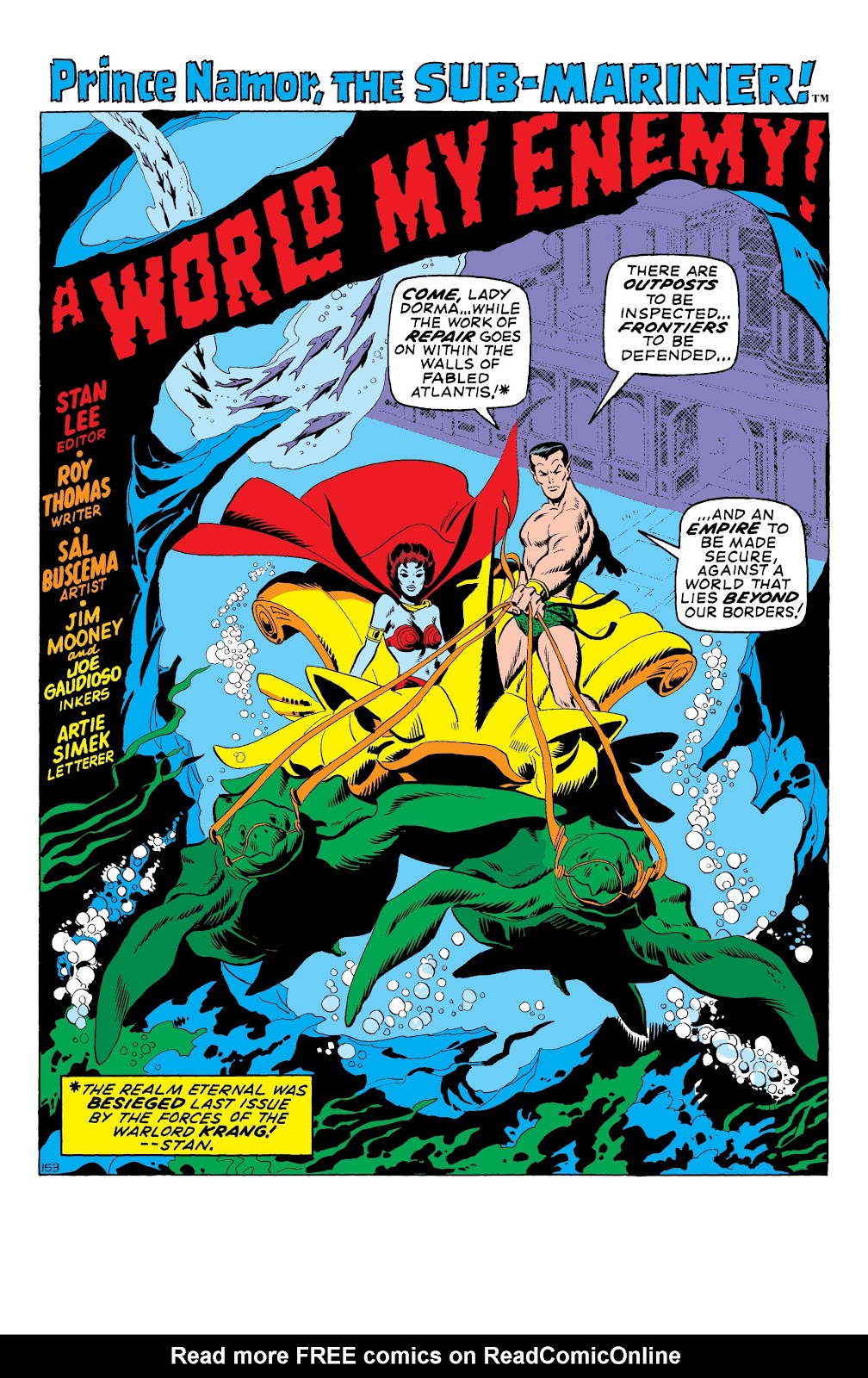 Namor, The Sub-Mariner Epic Collection: Enter The Sub-Mariner issue Who Strikes For Atlantis (Part 2) - Page 212