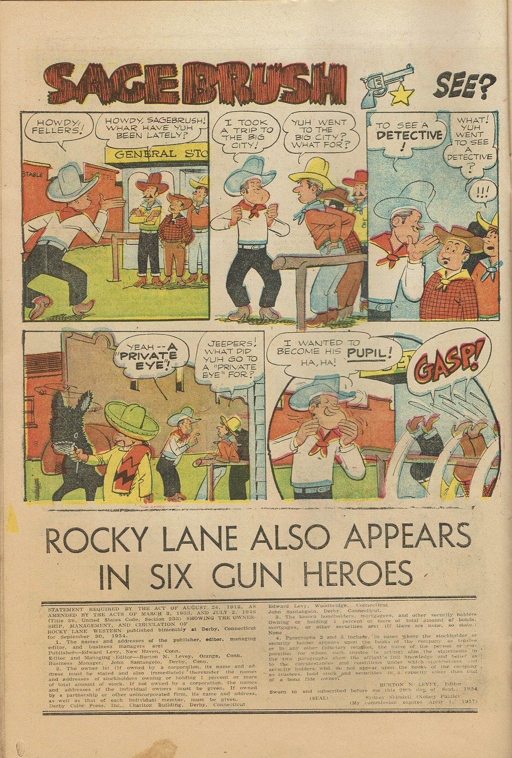 Rocky Lane Western (1954) issue 66 - Page 10