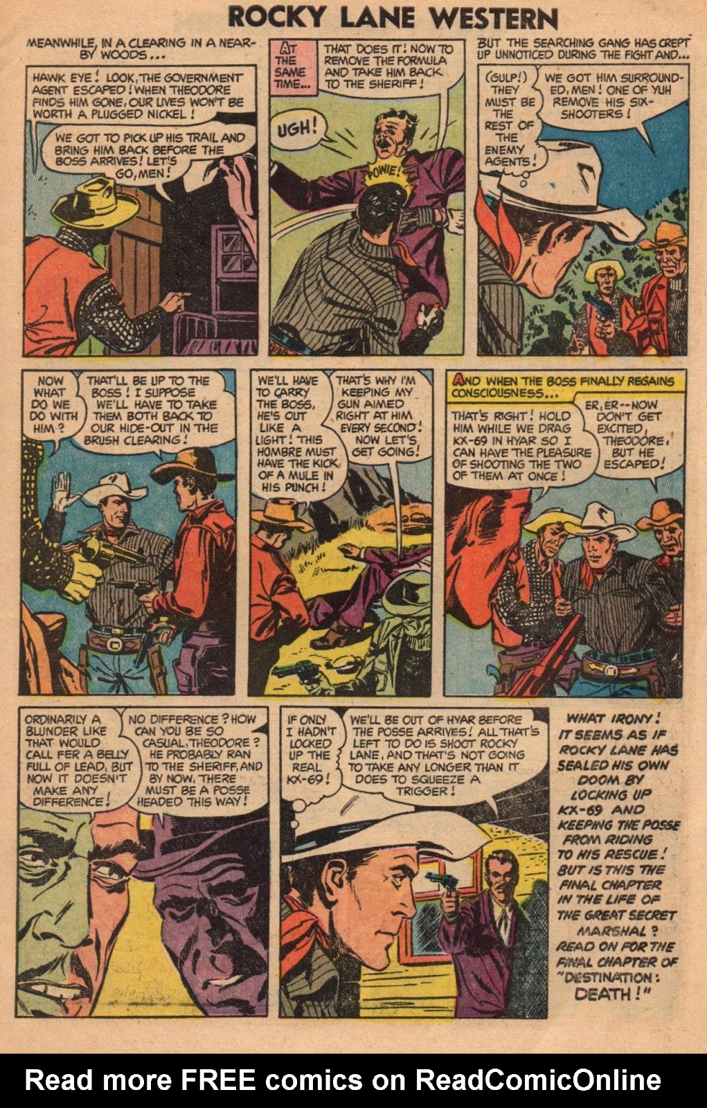 Rocky Lane Western (1954) issue 59 - Page 7