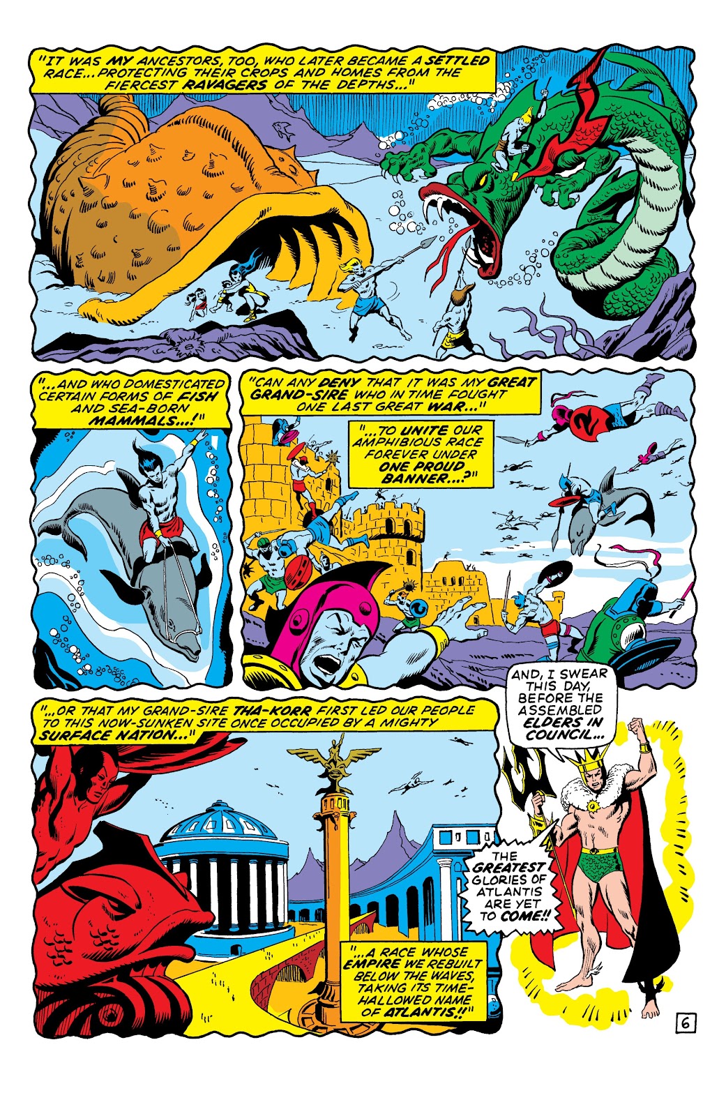 Namor, The Sub-Mariner Epic Collection: Enter The Sub-Mariner issue Who Strikes For Atlantis (Part 2) - Page 217