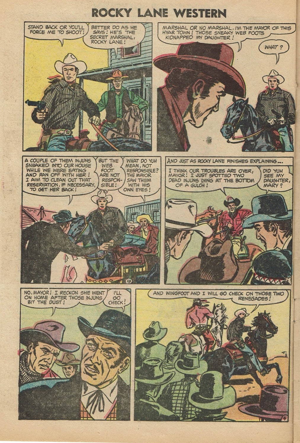 Rocky Lane Western (1954) issue 61 - Page 12