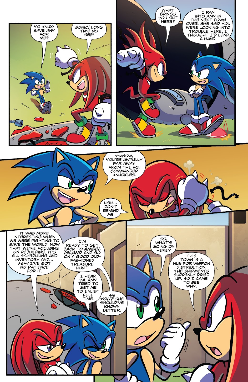Sonic the Hedgehog: Knuckles' Greatest Hits issue TPB - Page 6