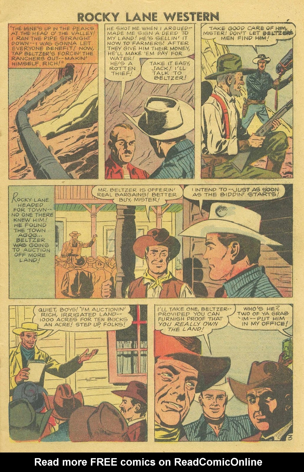 Rocky Lane Western (1954) issue 81 - Page 5