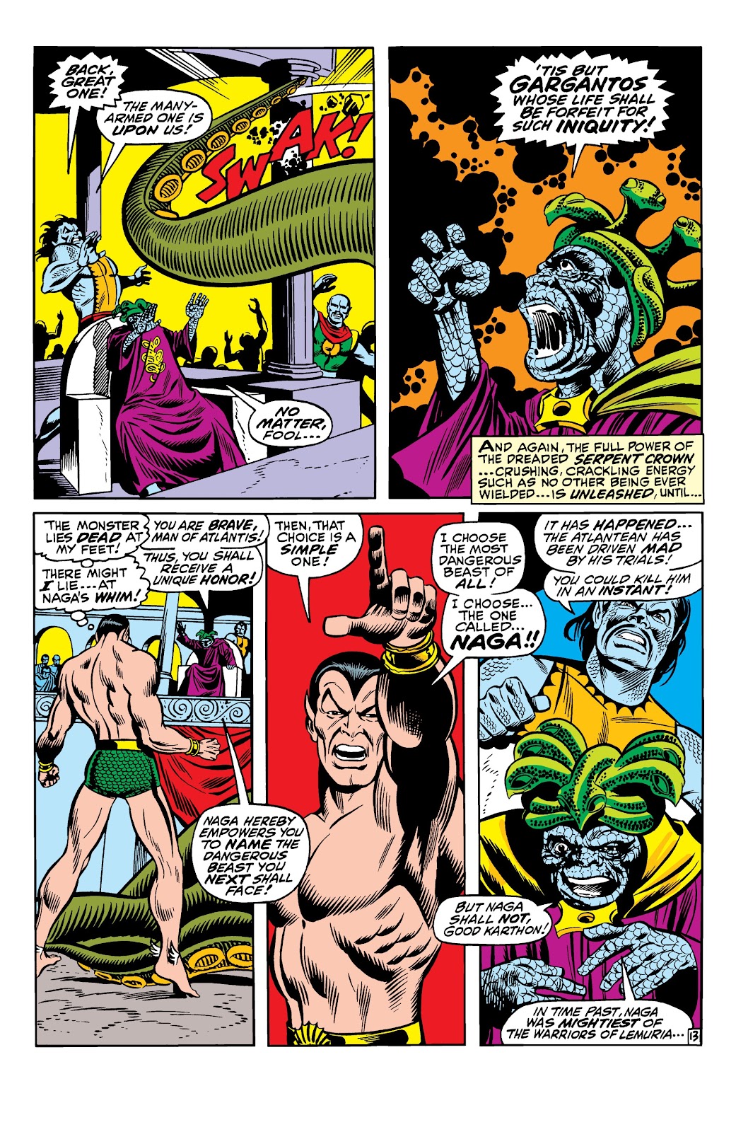 Namor, The Sub-Mariner Epic Collection: Enter The Sub-Mariner issue Who Strikes For Atlantis (Part 1) - Page 207