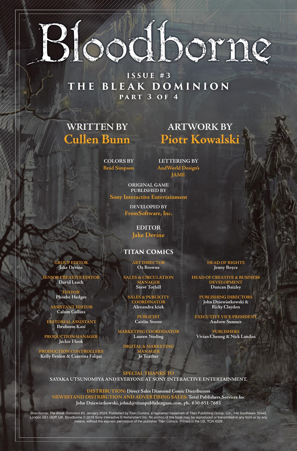Bloodborne: The Bleak Dominion issue 3 - Page 2