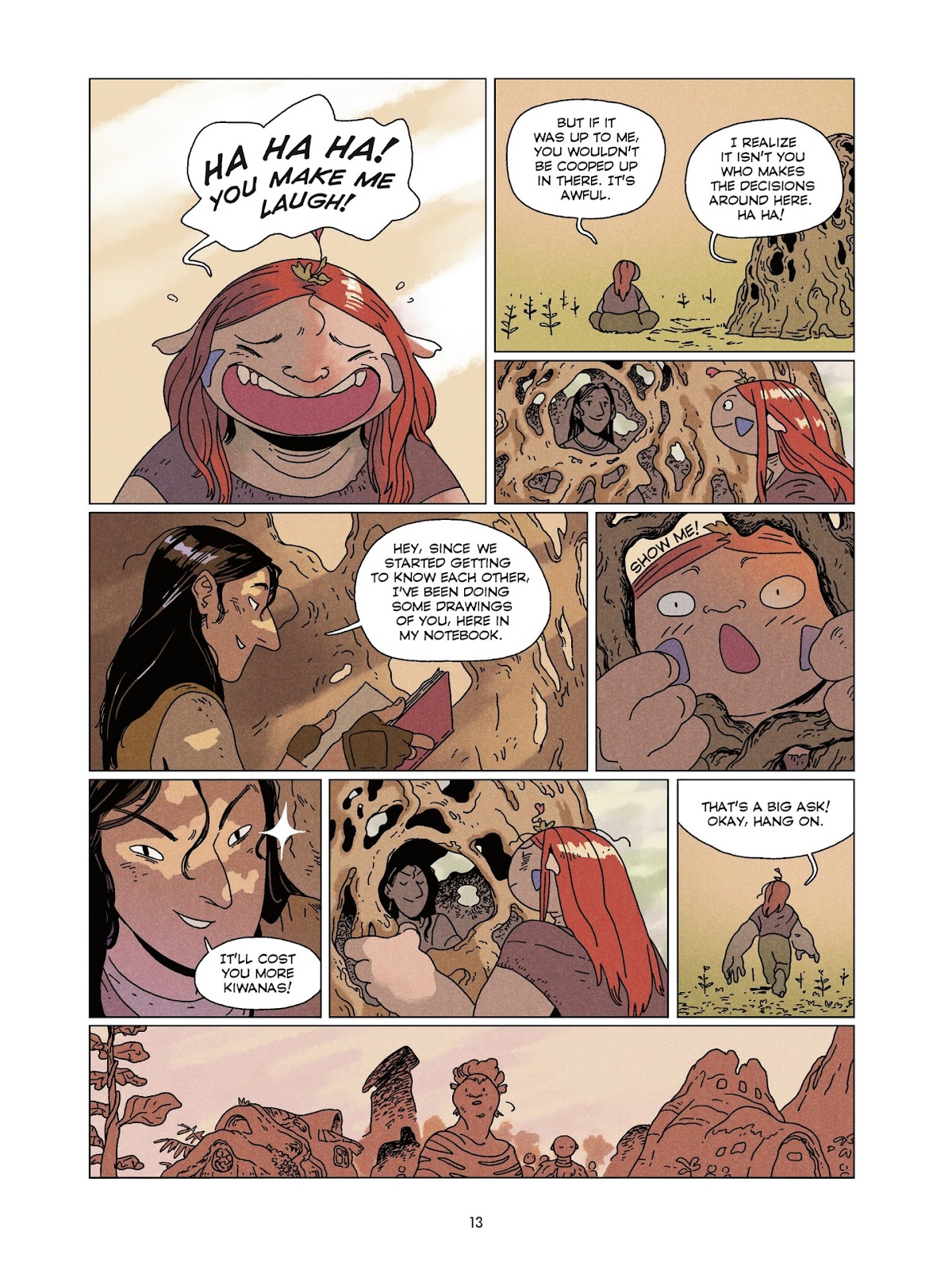 Hana and Taru: The Forest Giants issue TPB (Part 1) - Page 13