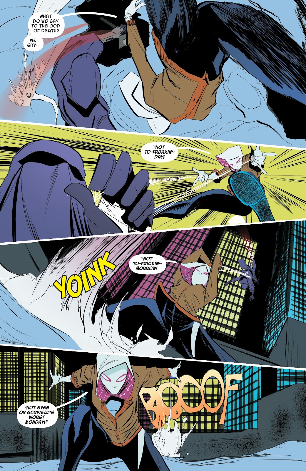 Spider-Gwen: Ghost-Spider Modern Era Epic Collection: Edge of Spider-Verse issue Weapon of Choice (Part 1) - Page 206