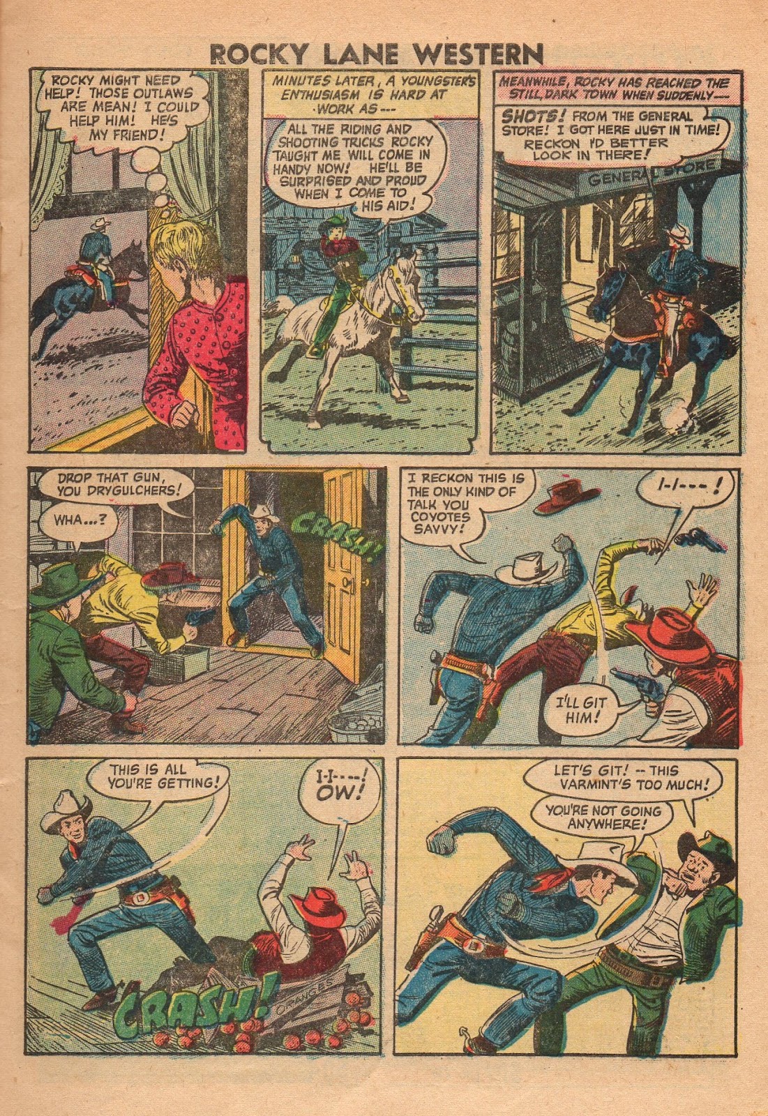 Rocky Lane Western (1954) issue 69 - Page 5