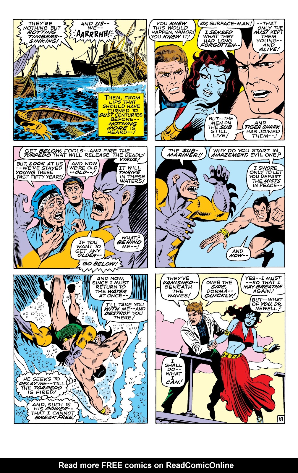Namor, The Sub-Mariner Epic Collection: Enter The Sub-Mariner issue Who Strikes For Atlantis (Part 2) - Page 40