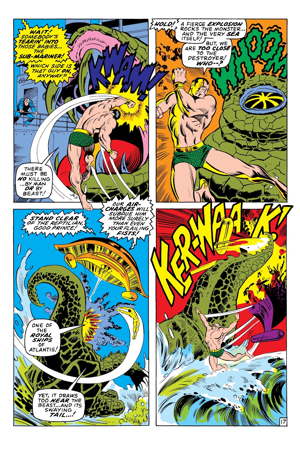 Namor, The Sub-Mariner Epic Collection: Enter The Sub-Mariner issue Who Strikes For Atlantis (Part 2) - Page 144