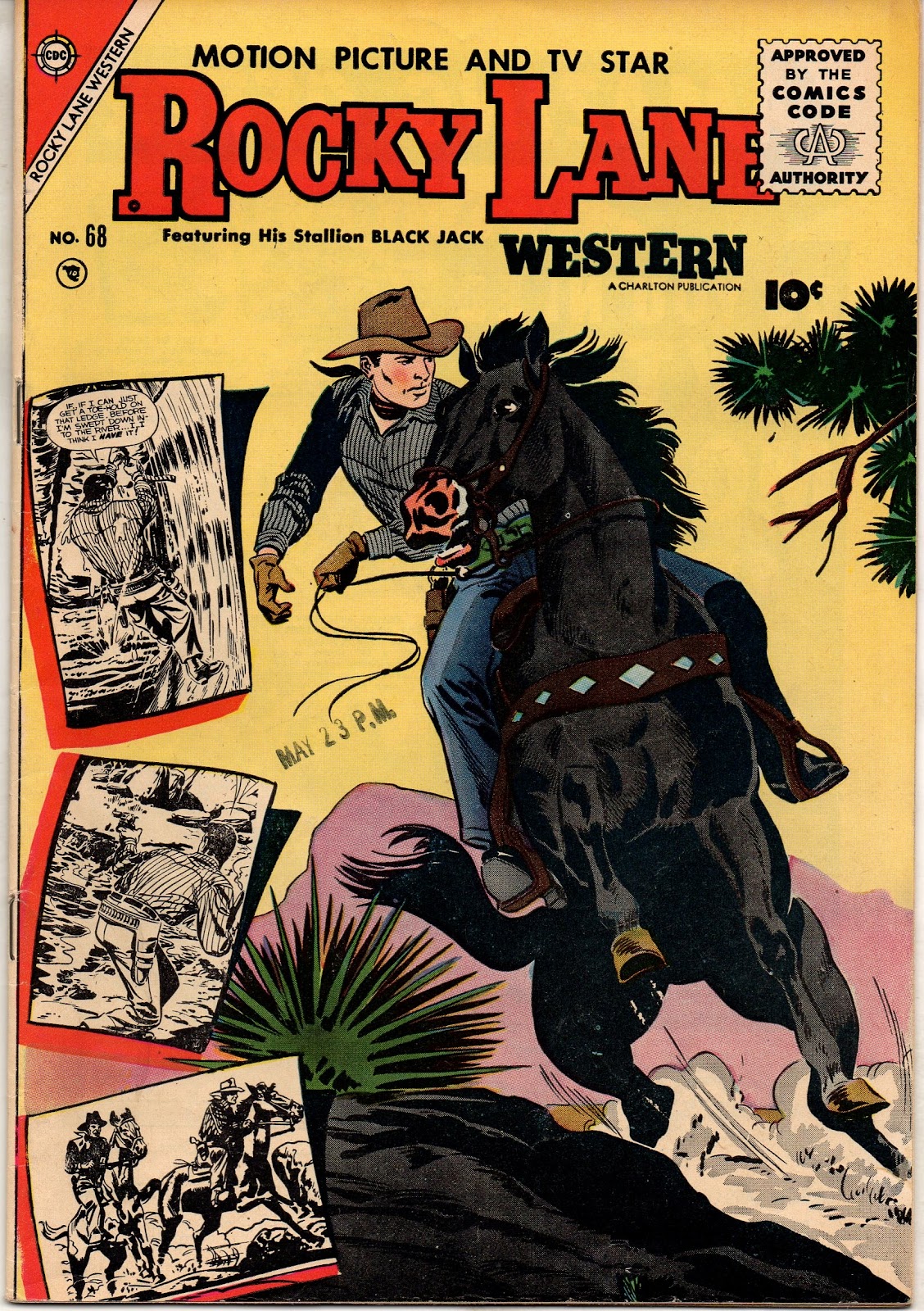 Rocky Lane Western (1954) issue 68 - Page 1
