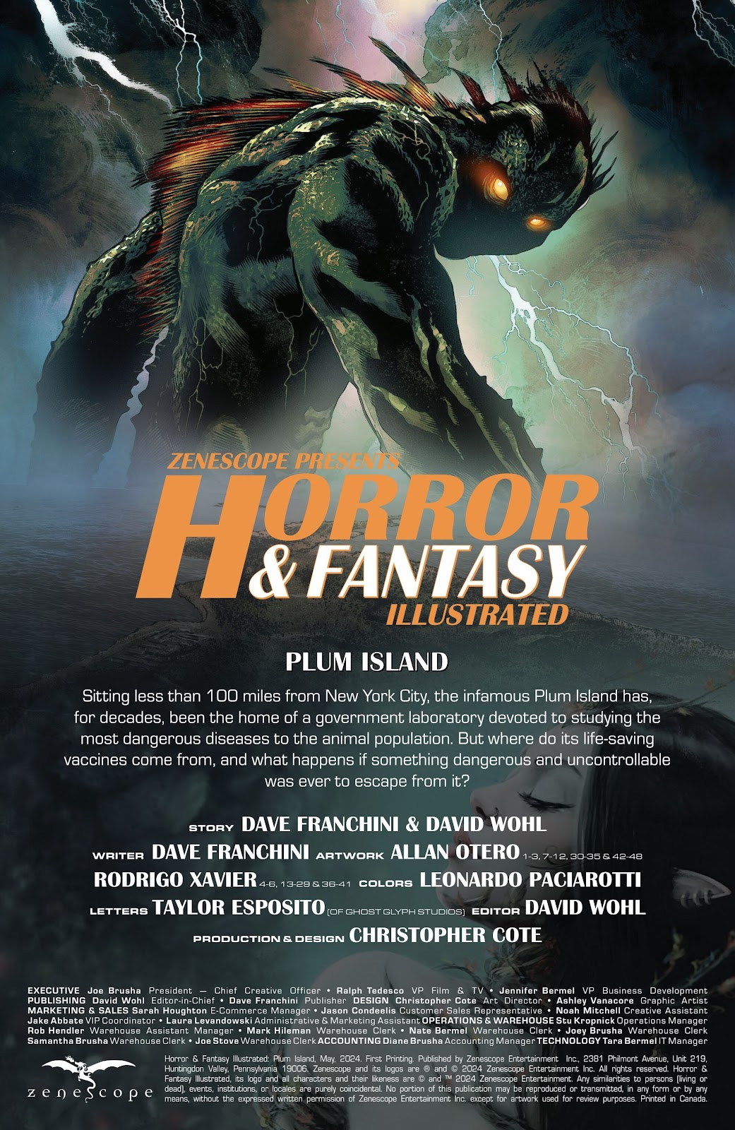 Horror & Fantasy Illustrated: Plum Island issue Full - Page 2