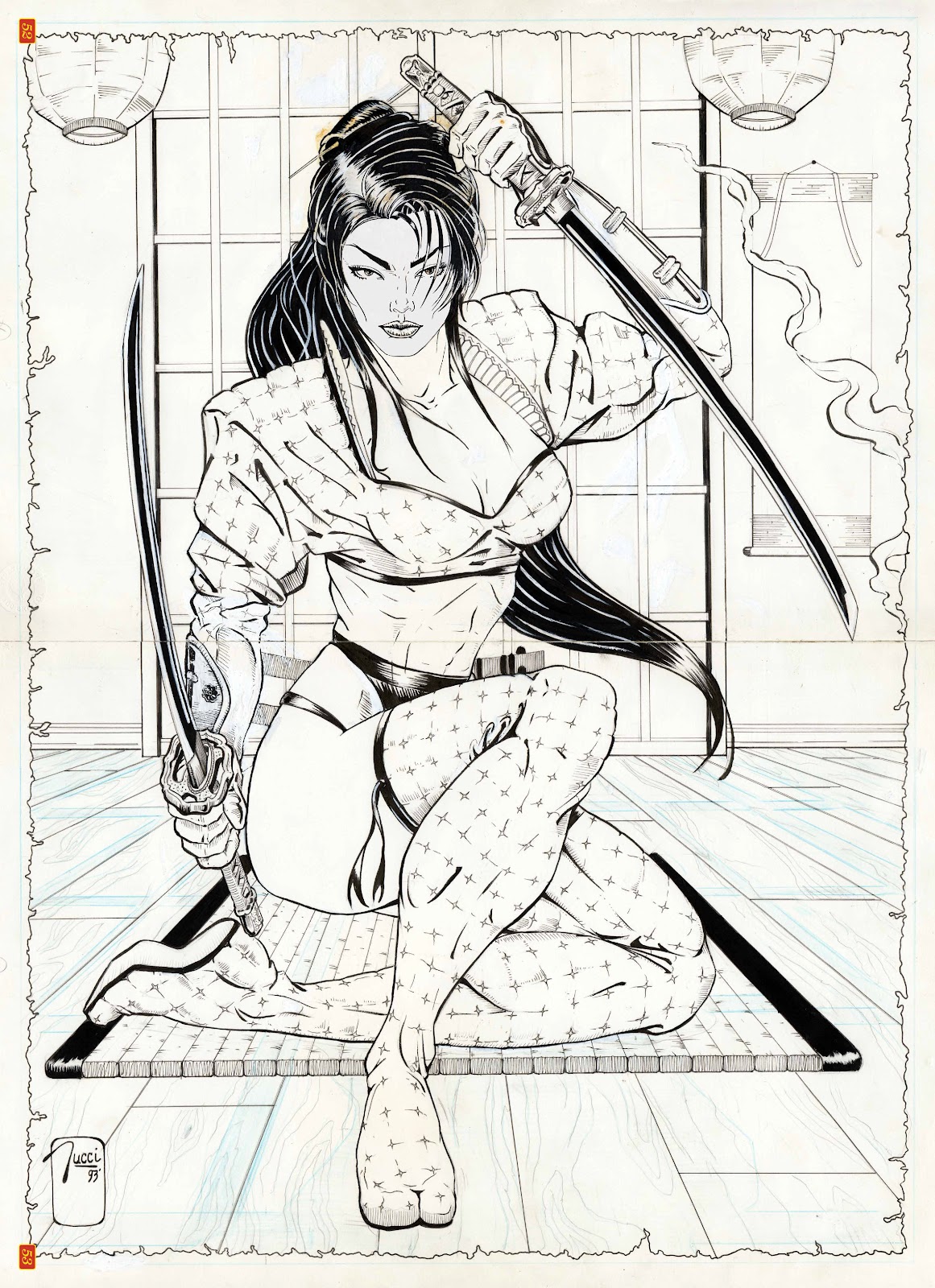 Shi: The Way of the Warrior – Original Art Edition issue TPB - Page 54