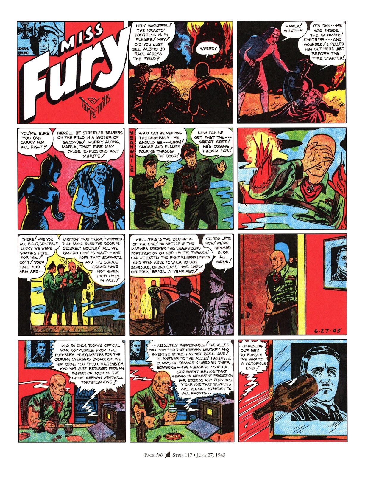 Miss Fury: Sensational Sundays 1941-1944 issue TPB - Page 148