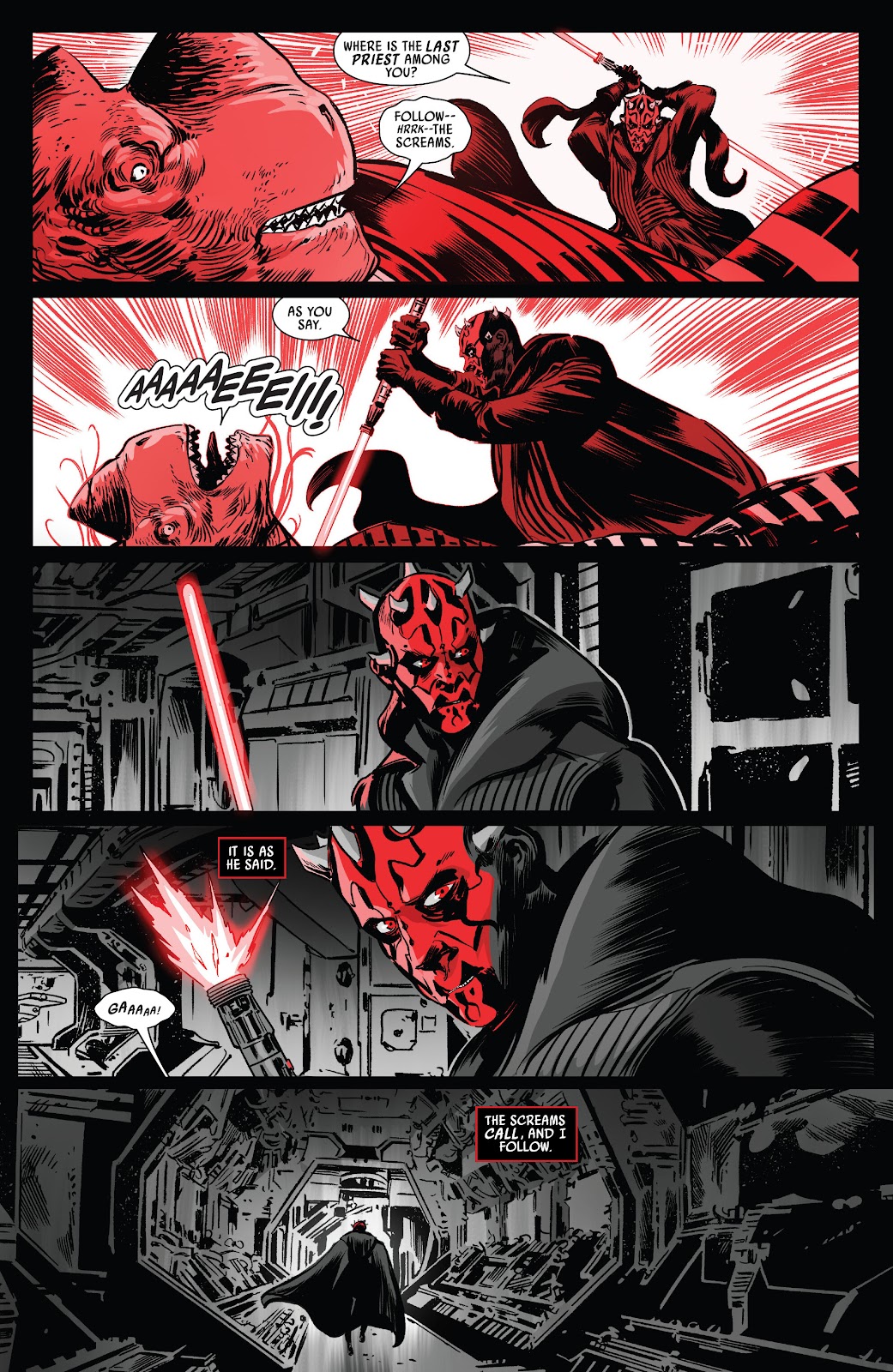 Star Wars: Darth Maul - Black, White & Red issue 1 - Page 22