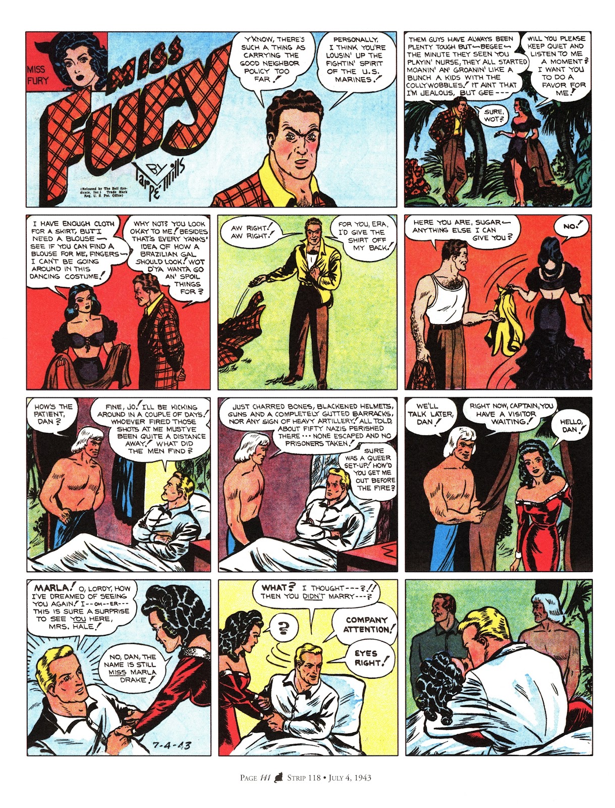 Miss Fury: Sensational Sundays 1941-1944 issue TPB - Page 149