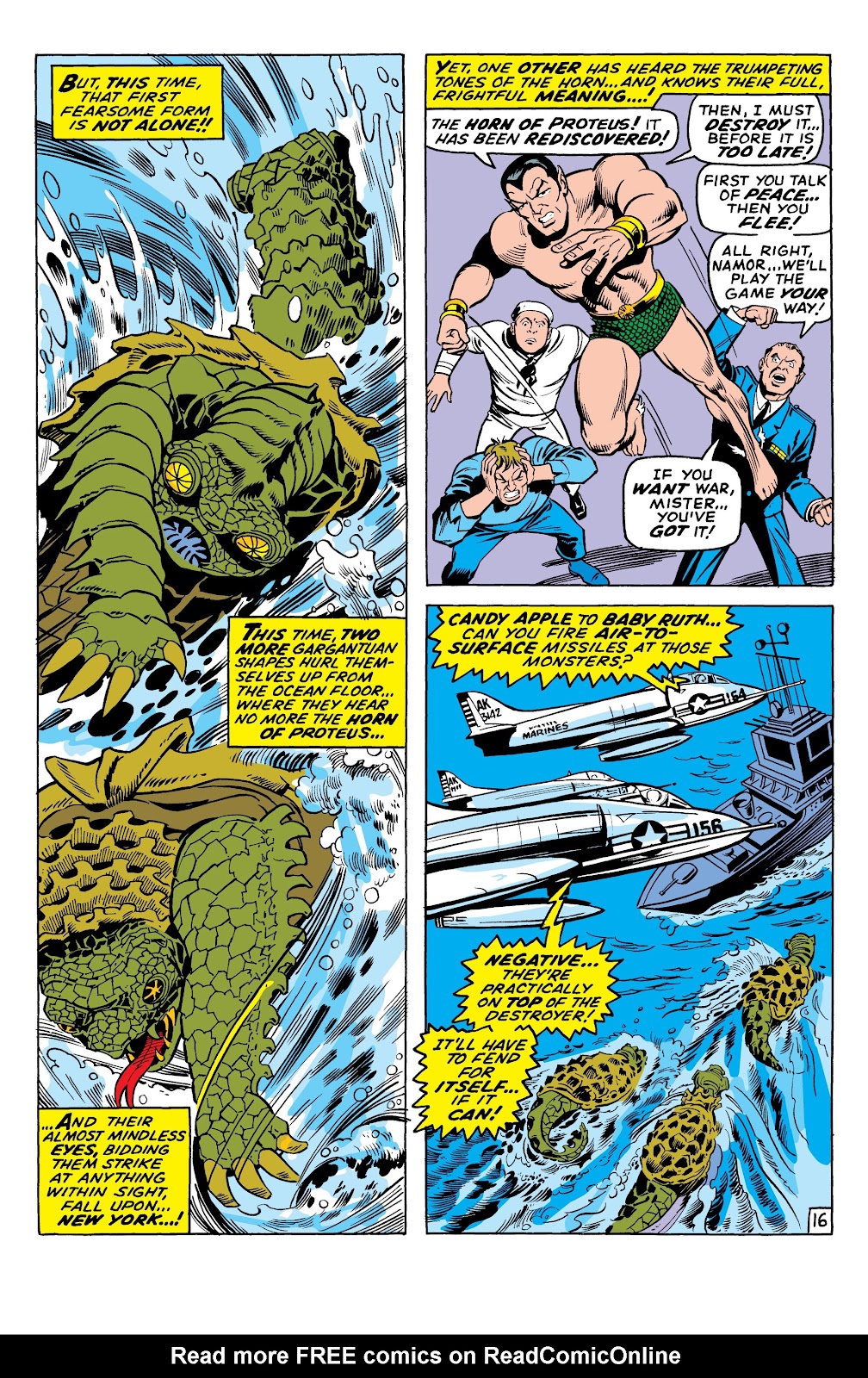 Namor, The Sub-Mariner Epic Collection: Enter The Sub-Mariner issue Who Strikes For Atlantis (Part 2) - Page 143