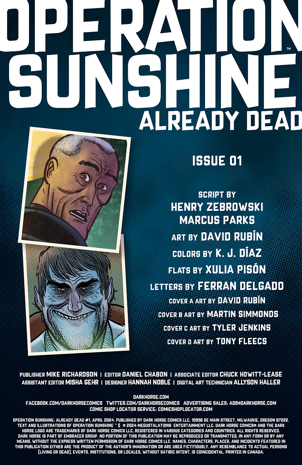 Operation Sunshine: Already Dead issue 1 - Page 2