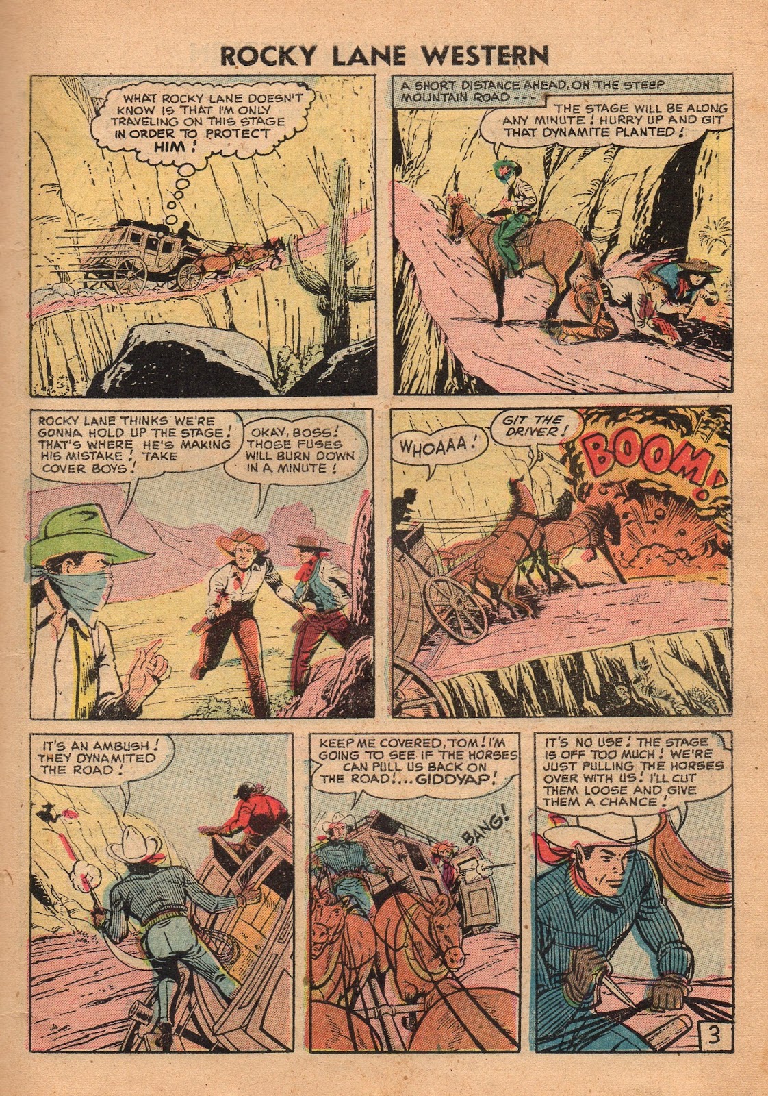 Rocky Lane Western (1954) issue 72 - Page 11