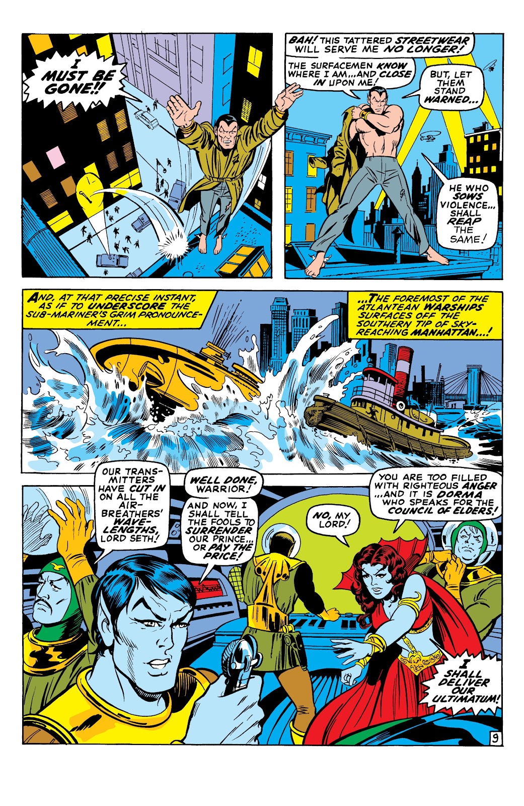 Namor, The Sub-Mariner Epic Collection: Enter The Sub-Mariner issue Who Strikes For Atlantis (Part 2) - Page 136