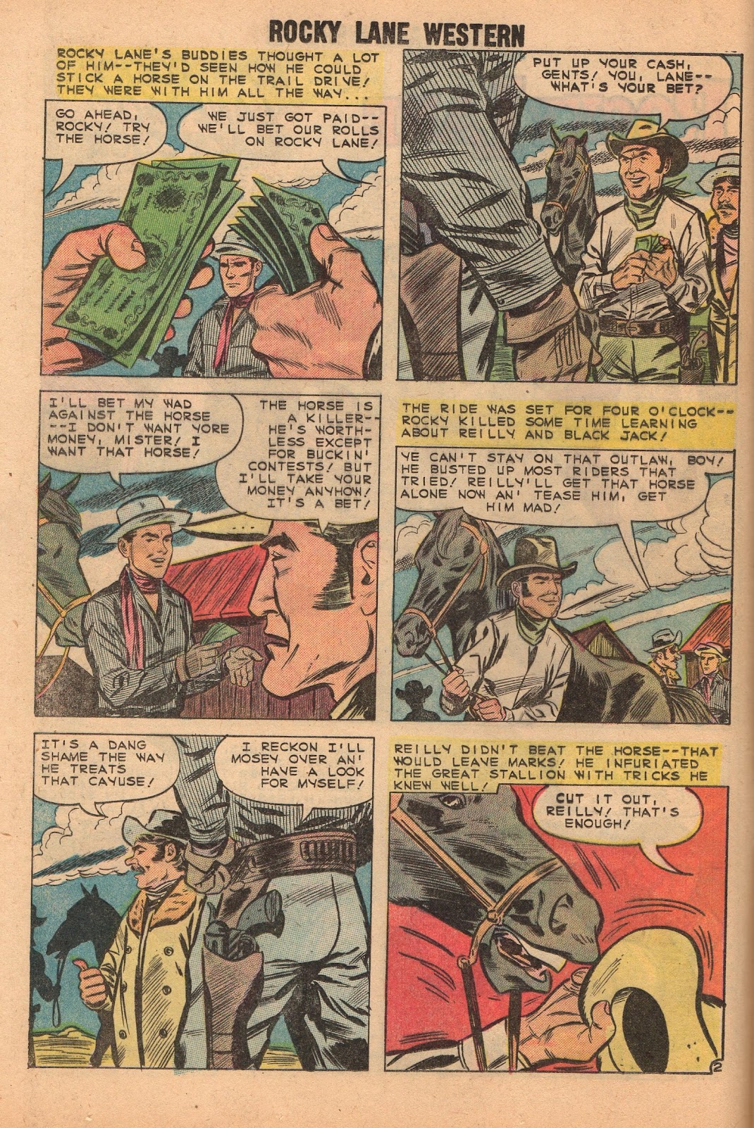 Rocky Lane Western (1954) issue 86 - Page 12
