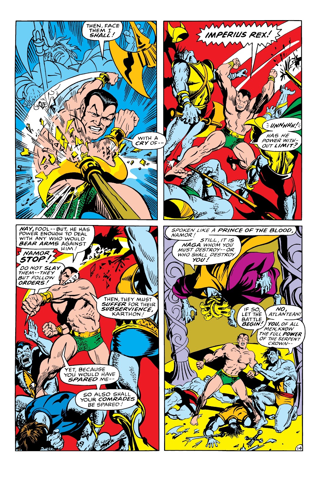 Namor, The Sub-Mariner Epic Collection: Enter The Sub-Mariner issue Who Strikes For Atlantis (Part 1) - Page 187
