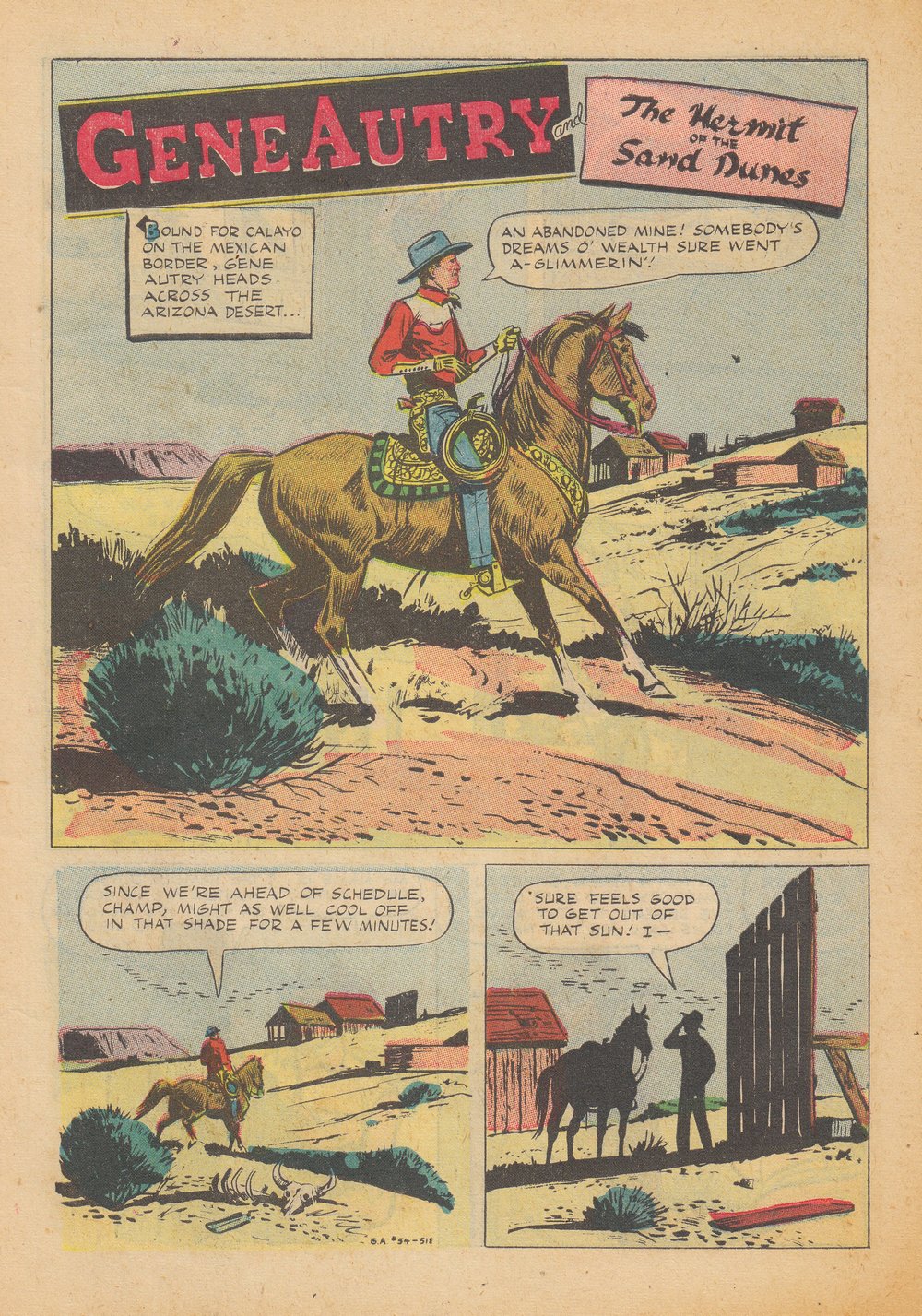 Gene Autry Comics (1946) issue 54 - Page 3
